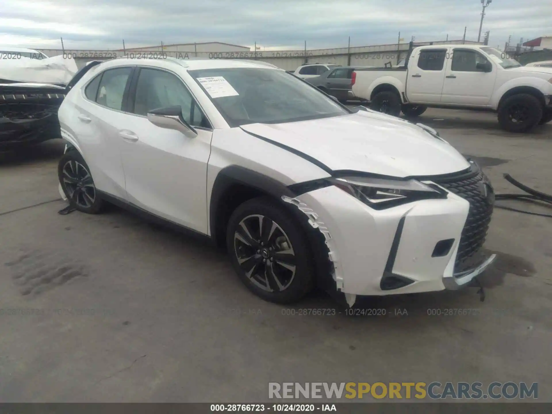 1 Photograph of a damaged car JTHX3JBH3L2025027 LEXUS UX 2020