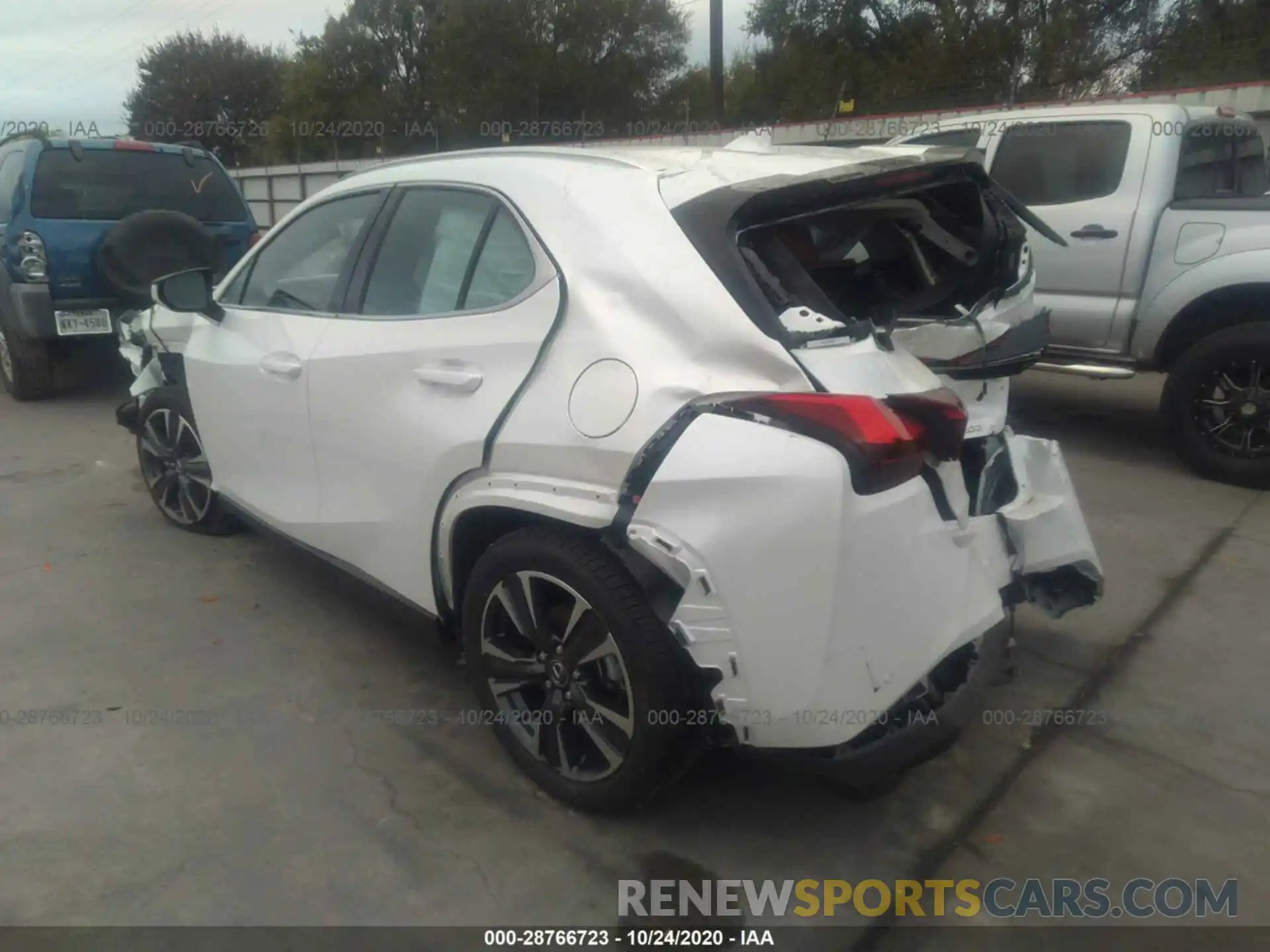 3 Photograph of a damaged car JTHX3JBH3L2025027 LEXUS UX 2020