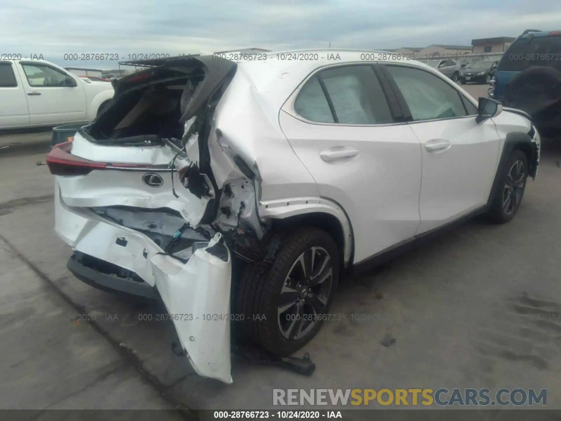 4 Photograph of a damaged car JTHX3JBH3L2025027 LEXUS UX 2020