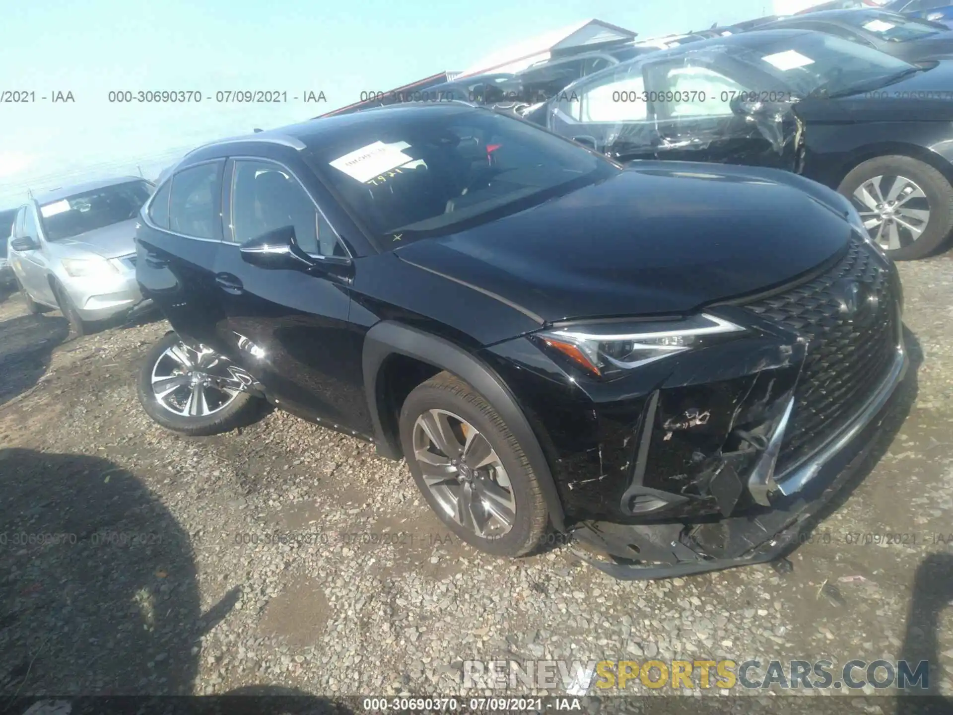 1 Photograph of a damaged car JTHX3JBH3L2027313 LEXUS UX 2020