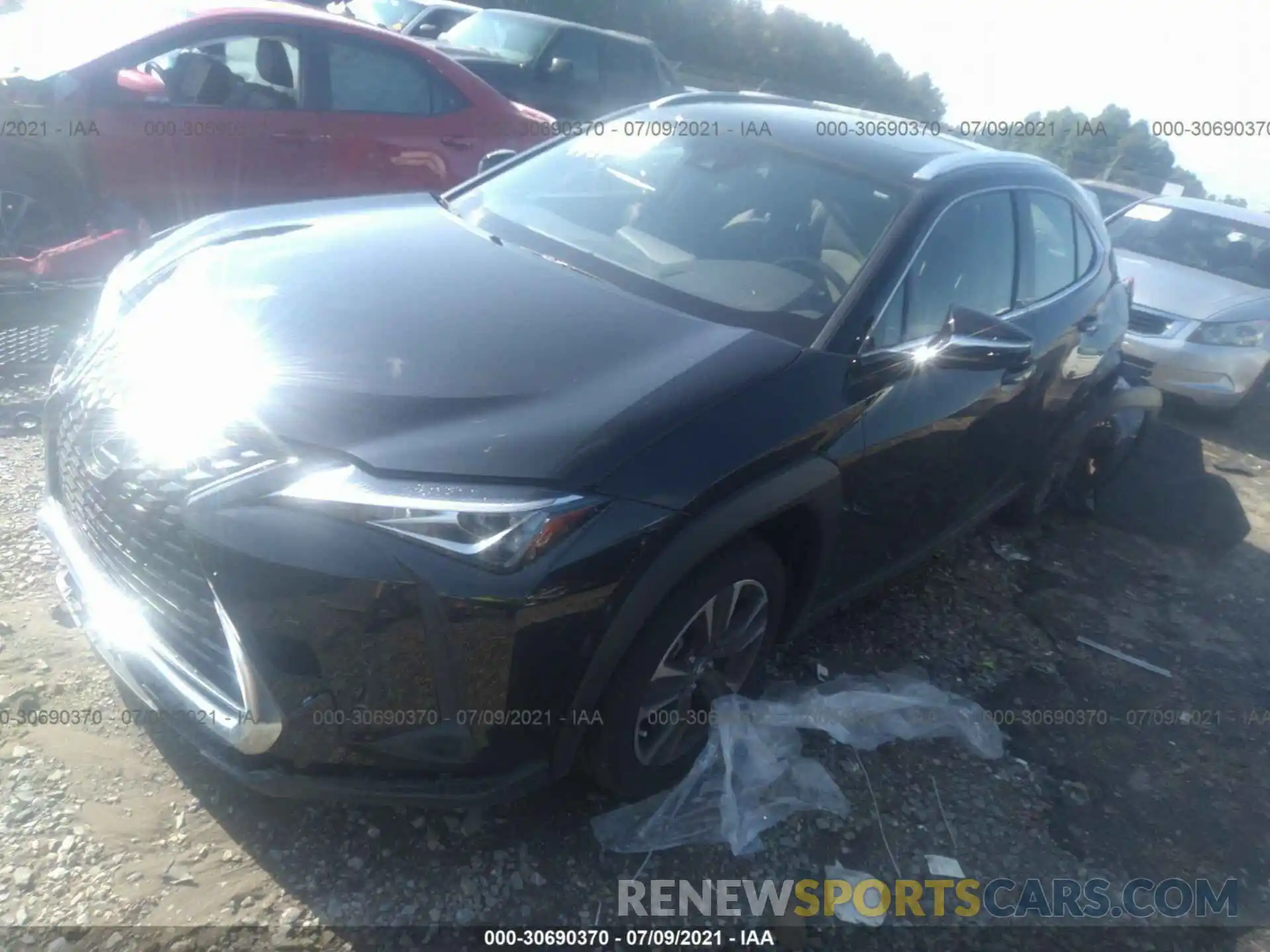 2 Photograph of a damaged car JTHX3JBH3L2027313 LEXUS UX 2020