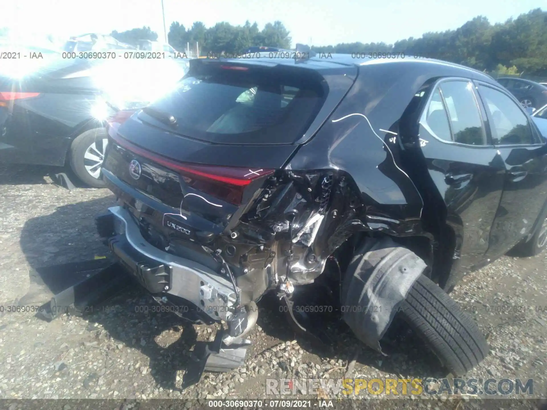 6 Photograph of a damaged car JTHX3JBH3L2027313 LEXUS UX 2020