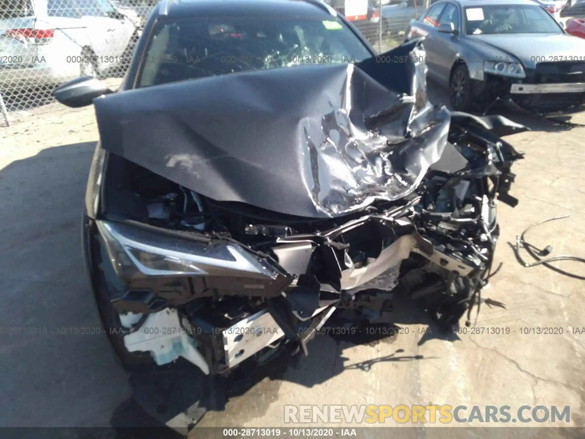 6 Фотография поврежденного автомобиля JTHX3JBH4L2022072 LEXUS UX 2020