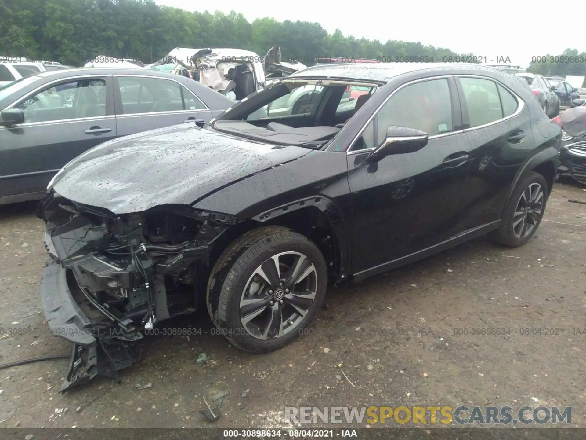 2 Photograph of a damaged car JTHX3JBH5L2022100 LEXUS UX 2020