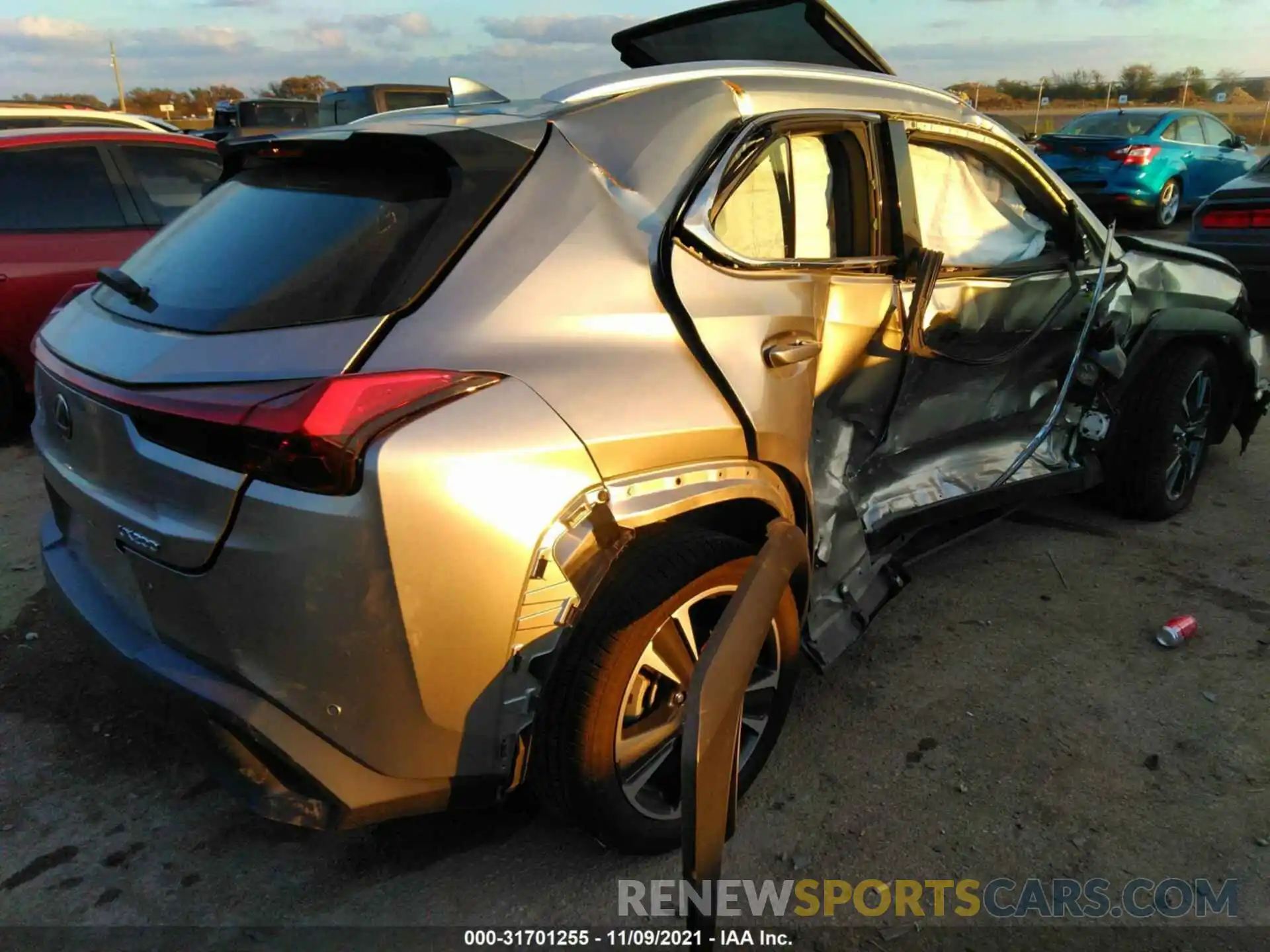 4 Photograph of a damaged car JTHX3JBH7L2022955 LEXUS UX 2020