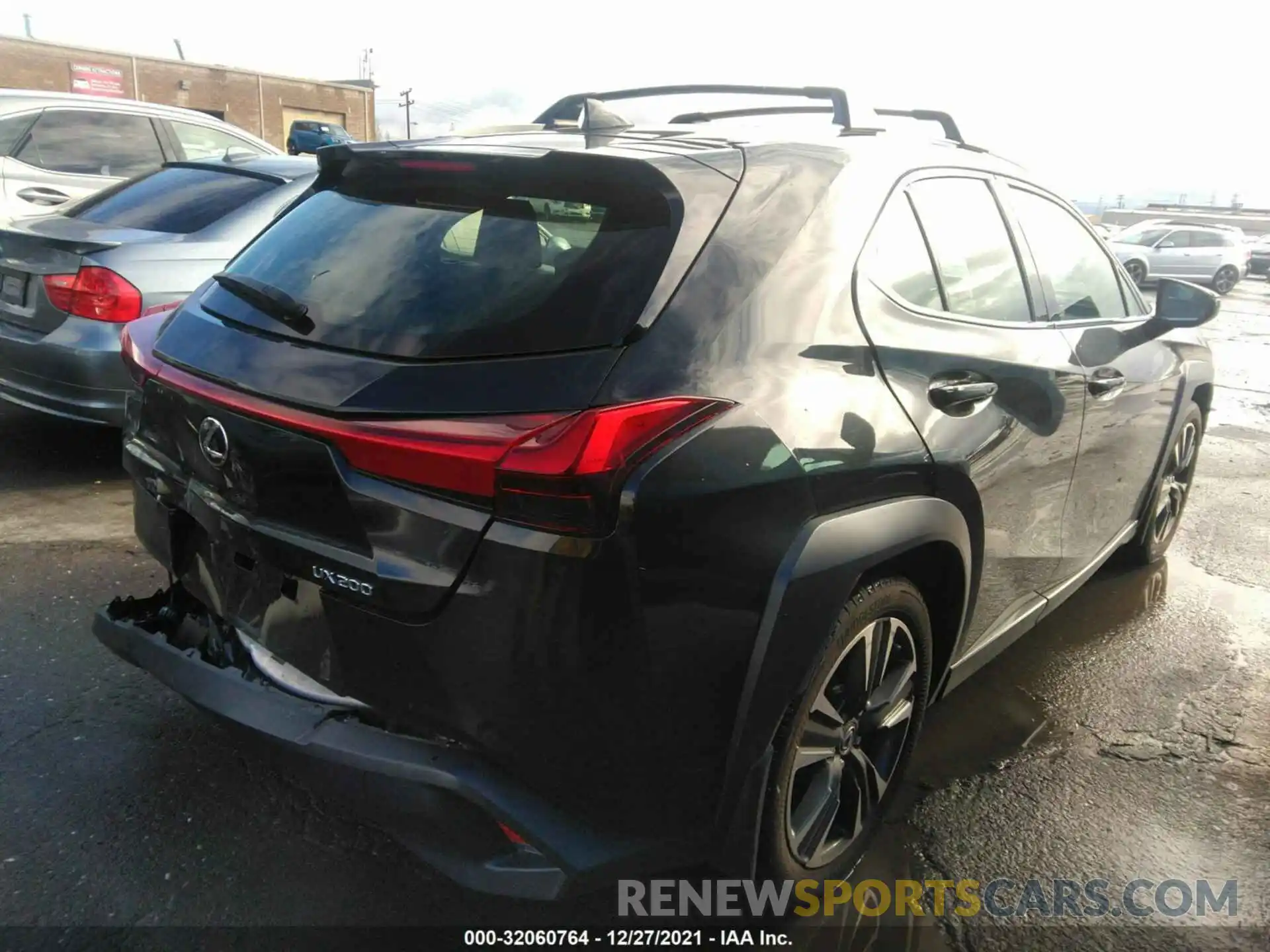 4 Фотография поврежденного автомобиля JTHX3JBH9L2024173 LEXUS UX 2020