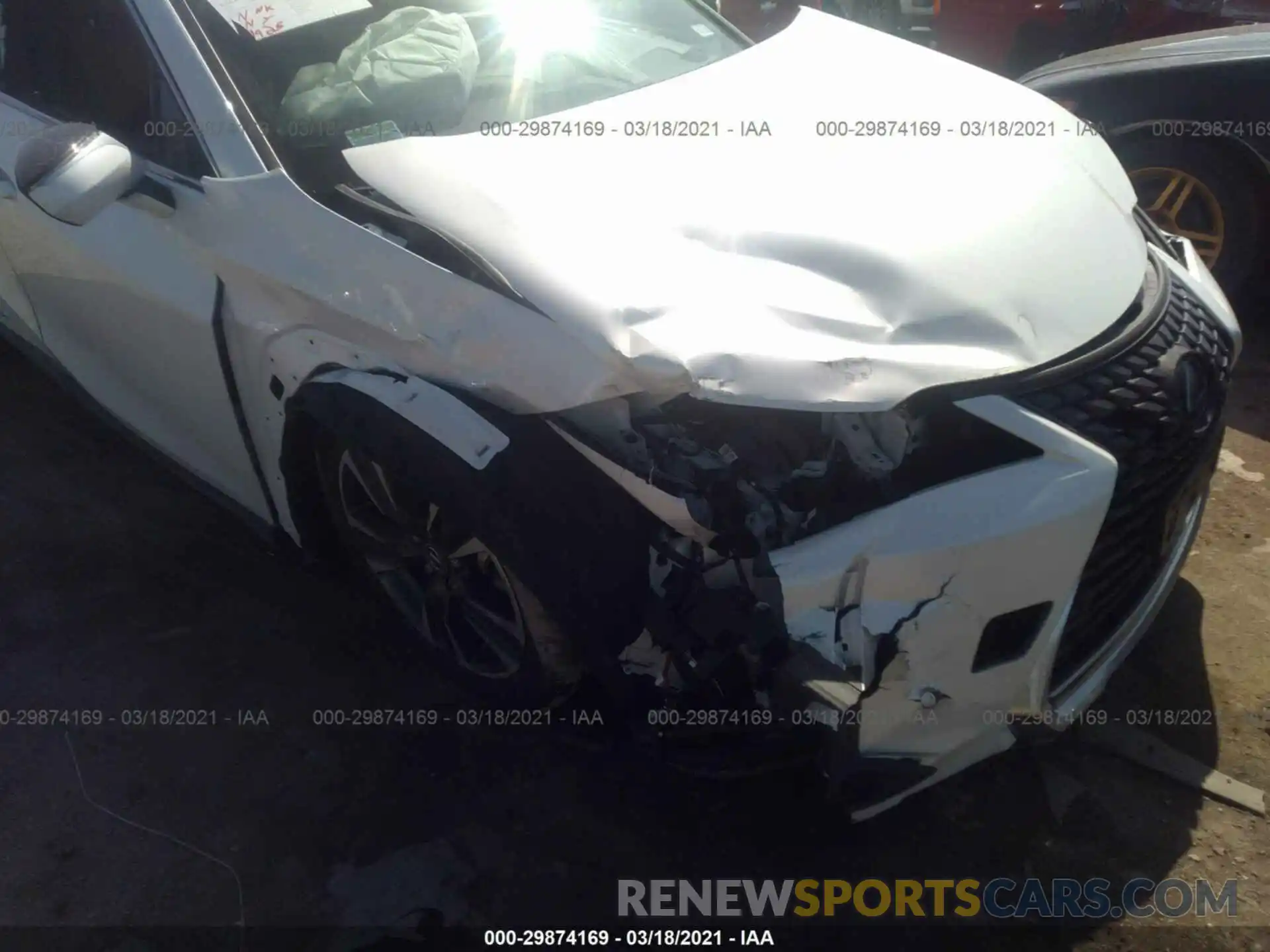 6 Фотография поврежденного автомобиля JTHX9JBH2L2036289 LEXUS UX 2020
