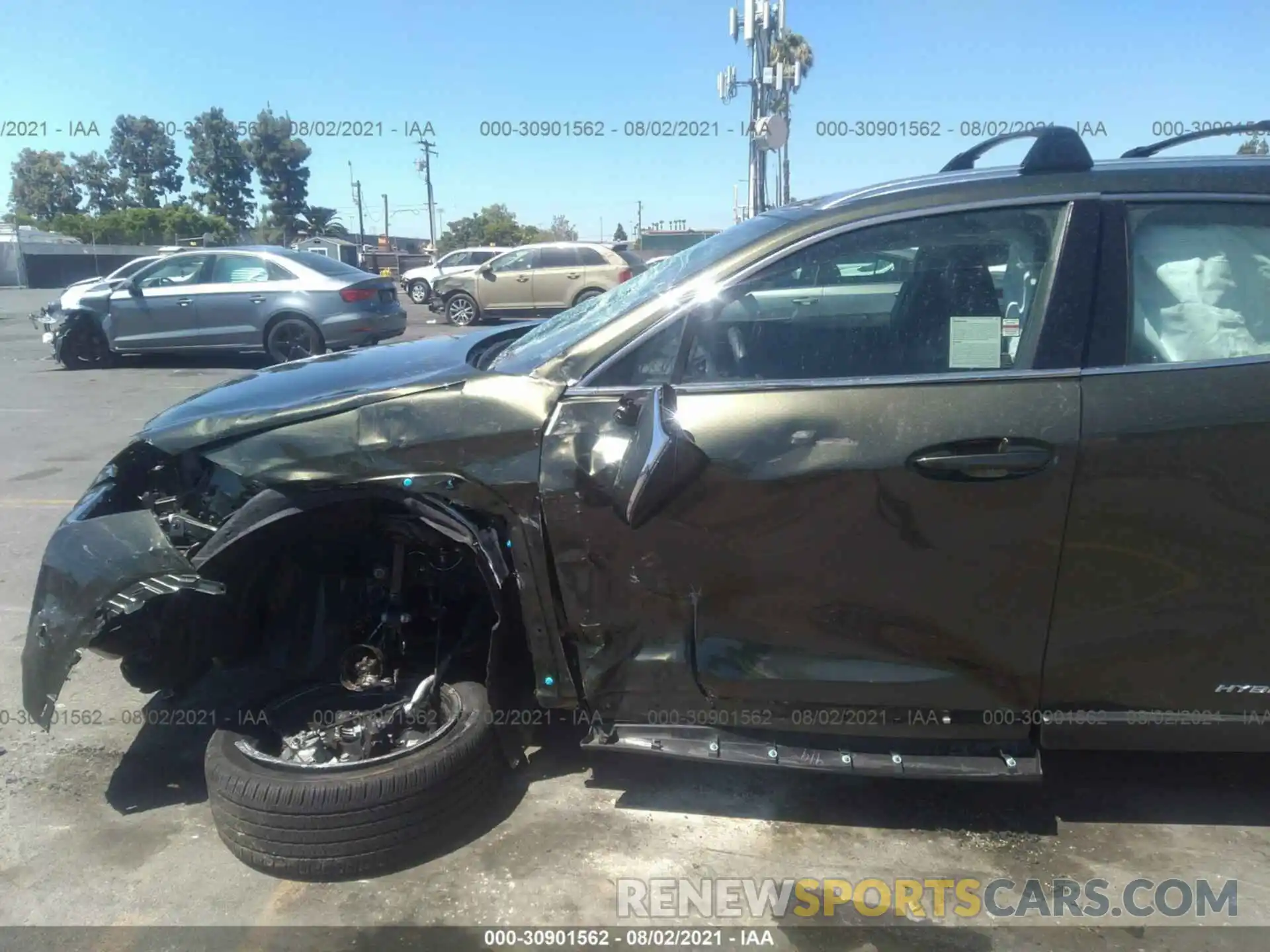 6 Photograph of a damaged car JTHX9JBH3L2035524 LEXUS UX 2020