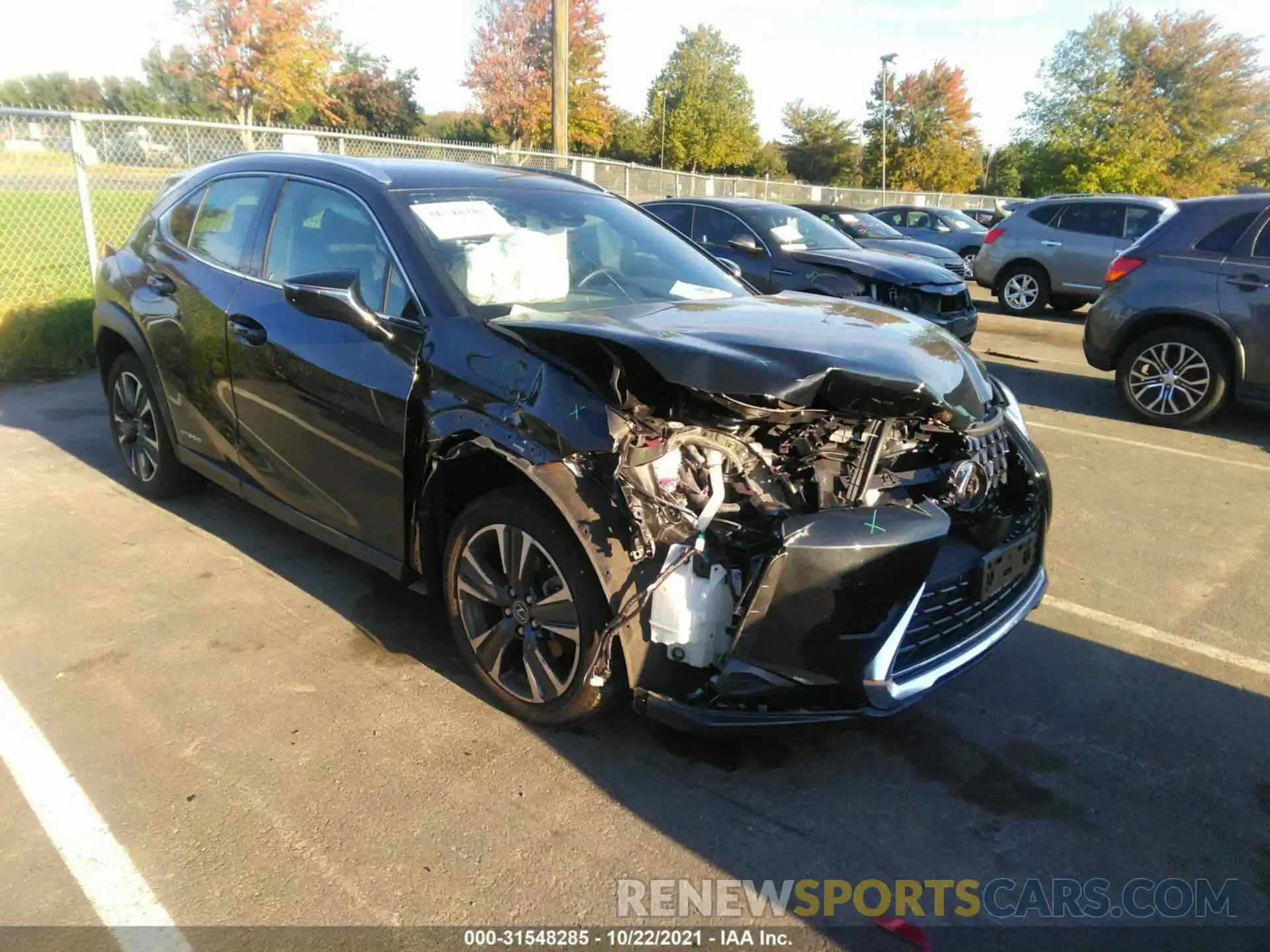 1 Photograph of a damaged car JTHX9JBH6L2033749 LEXUS UX 2020