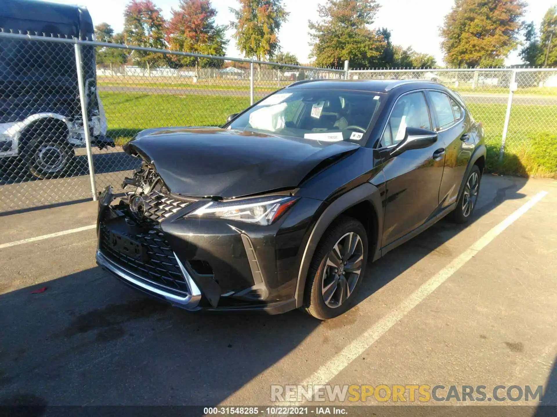 2 Фотография поврежденного автомобиля JTHX9JBH6L2033749 LEXUS UX 2020