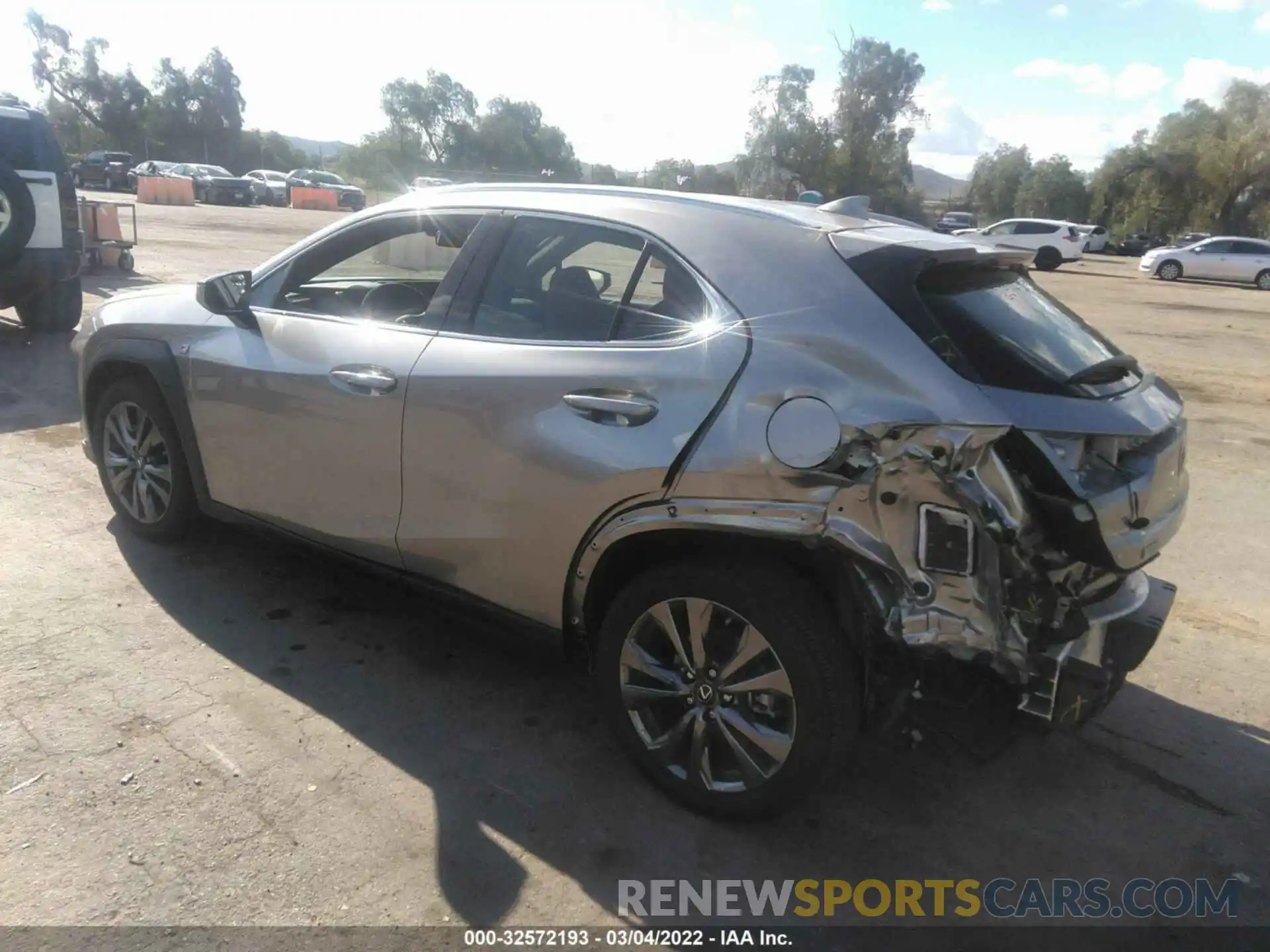 3 Photograph of a damaged car JTHE3JBH3M2033492 LEXUS UX 2021