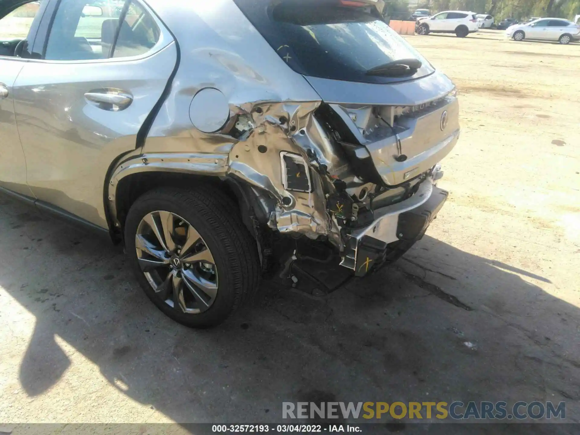 6 Photograph of a damaged car JTHE3JBH3M2033492 LEXUS UX 2021