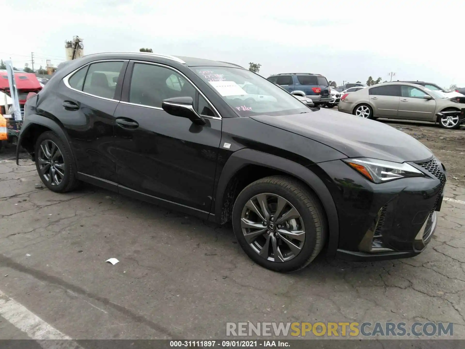 1 Photograph of a damaged car JTHE3JBH8M2037943 LEXUS UX 2021