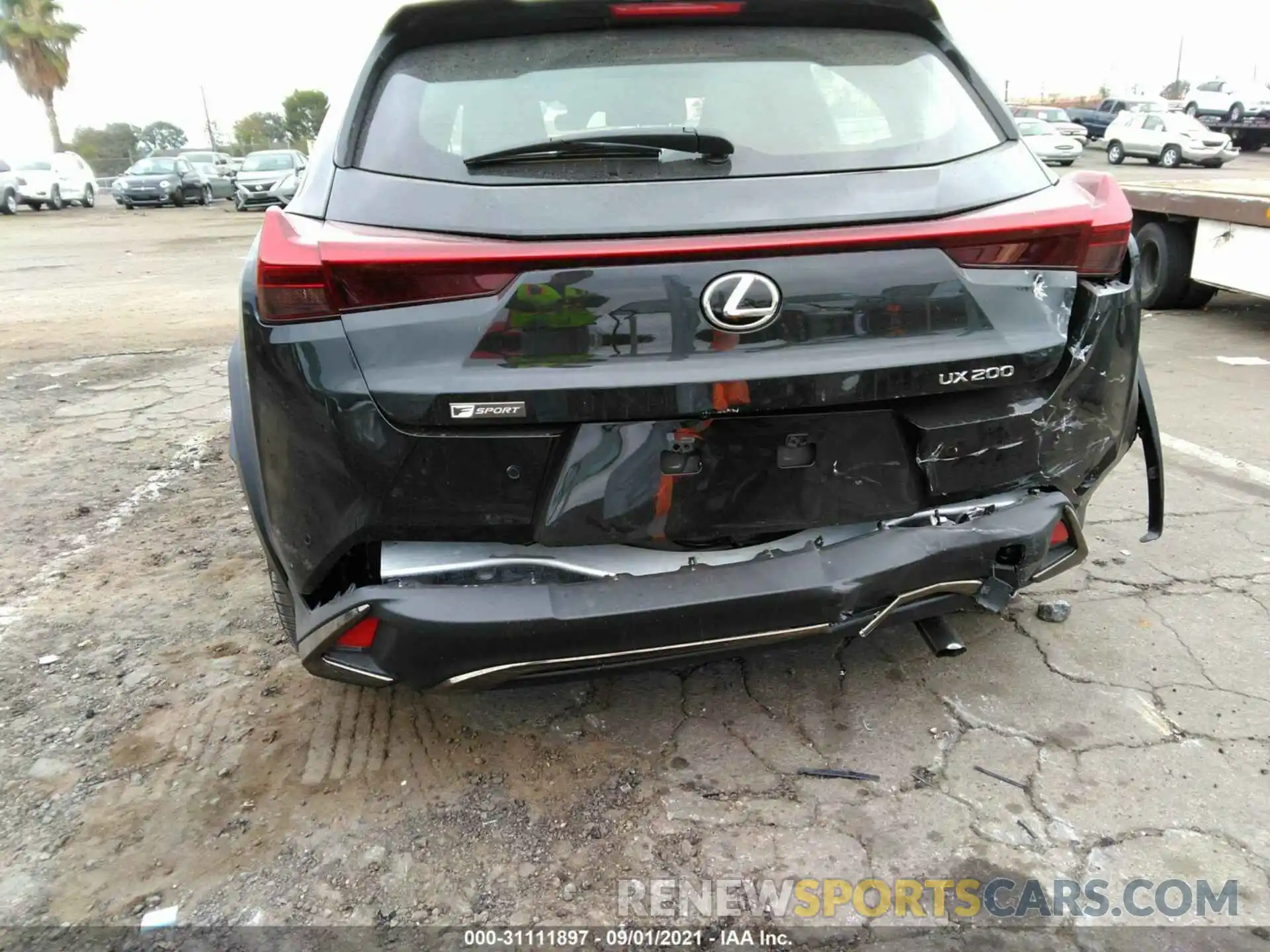 6 Фотография поврежденного автомобиля JTHE3JBH8M2037943 LEXUS UX 2021