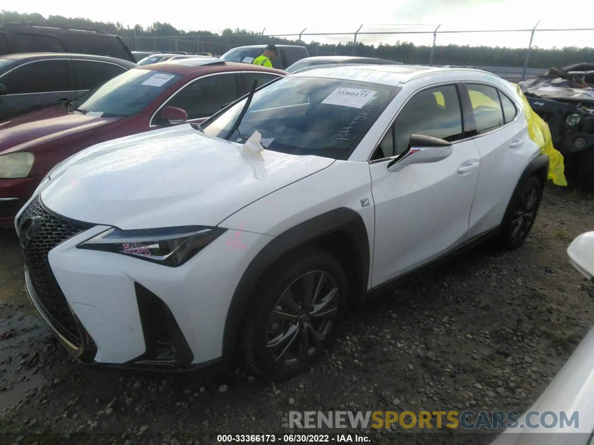 2 Photograph of a damaged car JTHE3JBH8M2040020 LEXUS UX 2021