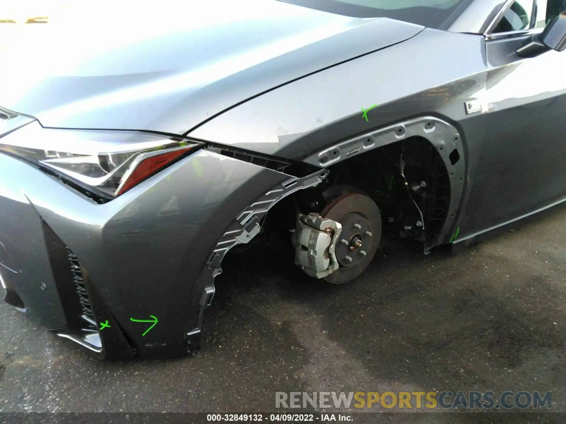 6 Фотография поврежденного автомобиля JTHE3JBH9M2042309 LEXUS UX 2021