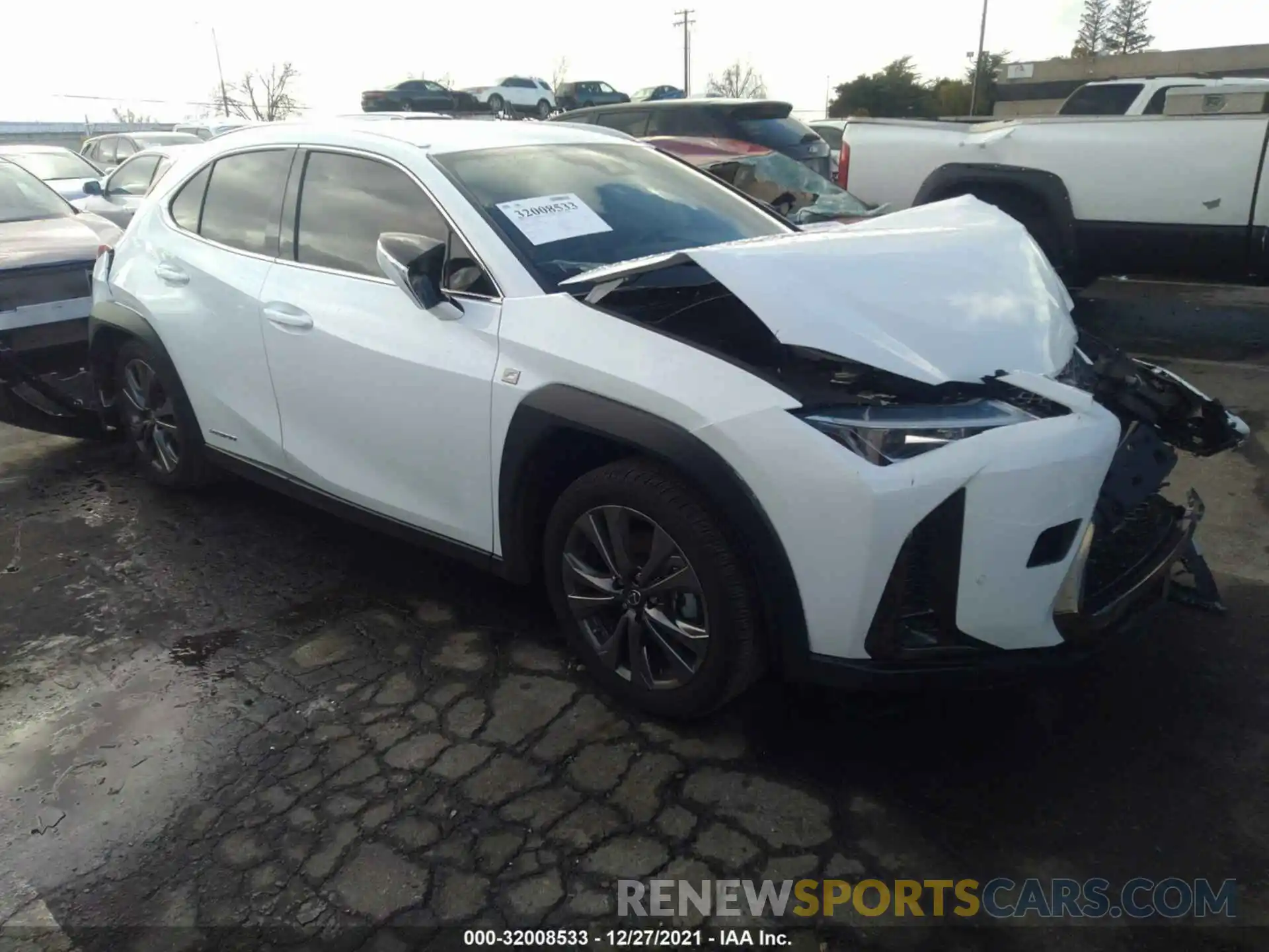 1 Photograph of a damaged car JTHE9JBH0M2044397 LEXUS UX 2021