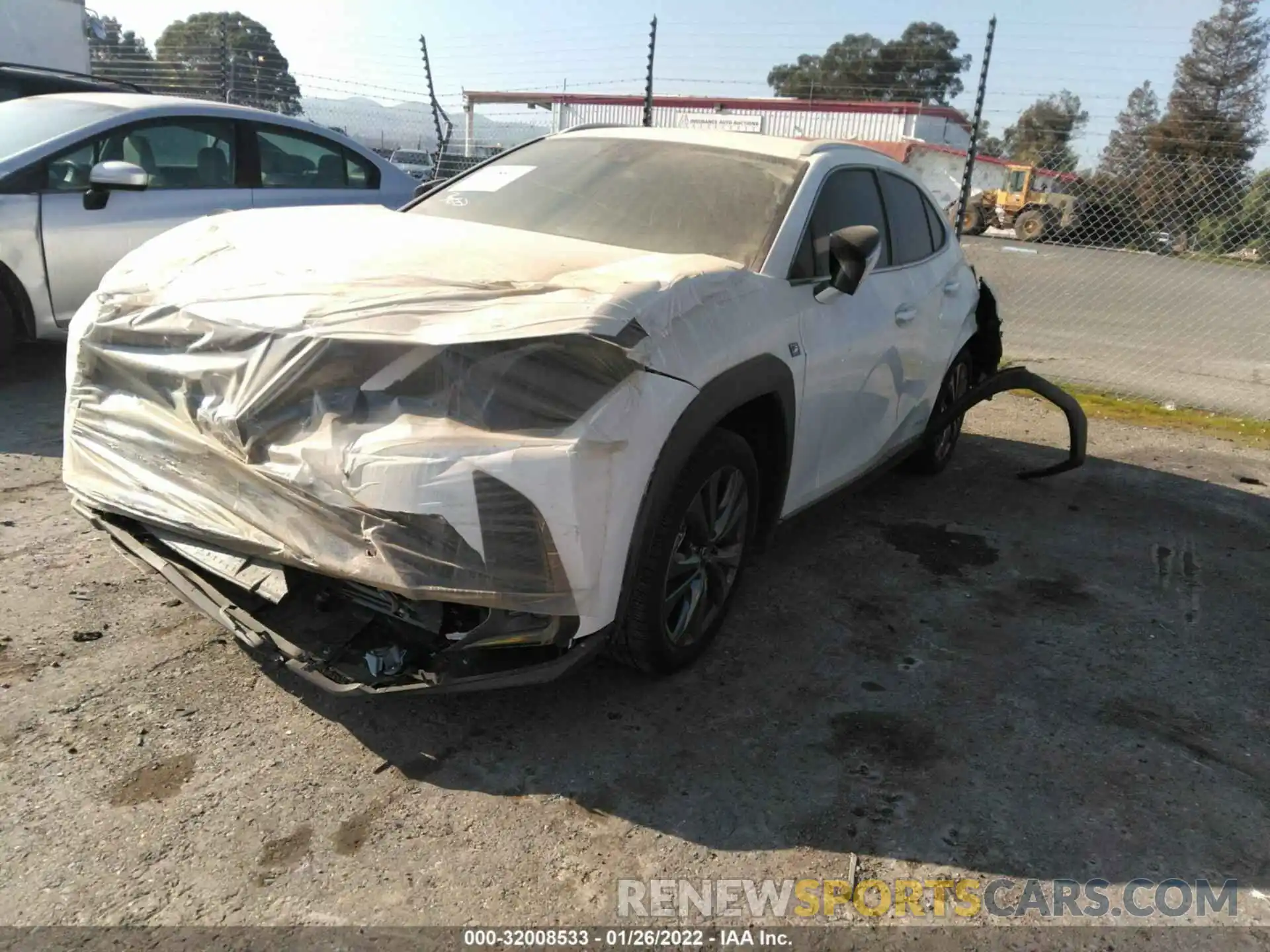 2 Фотография поврежденного автомобиля JTHE9JBH0M2044397 LEXUS UX 2021