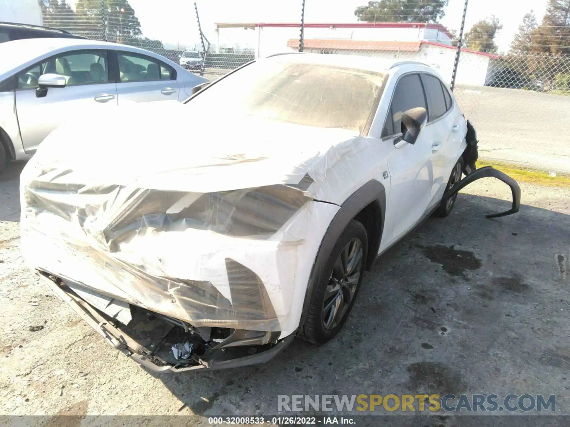 6 Photograph of a damaged car JTHE9JBH0M2044397 LEXUS UX 2021