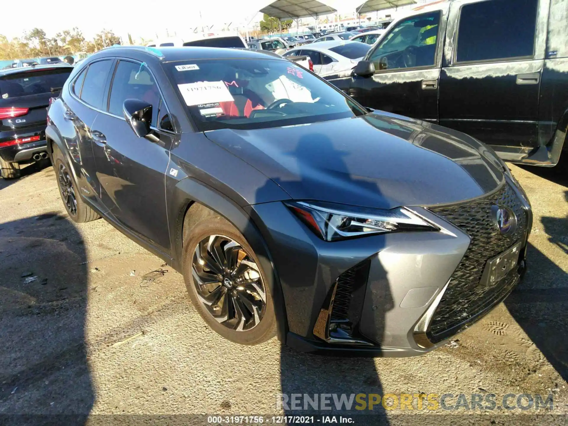 1 Photograph of a damaged car JTHE9JBH4M2046105 LEXUS UX 2021