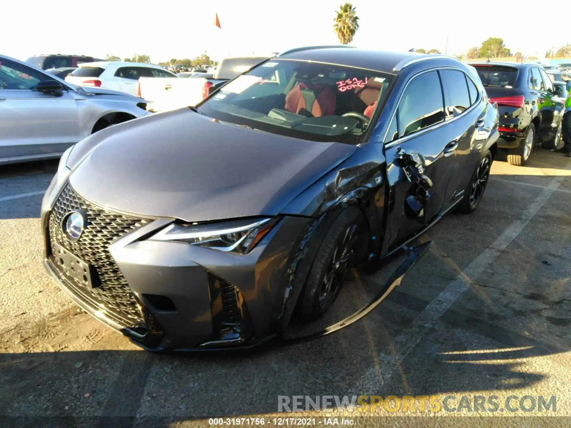 2 Photograph of a damaged car JTHE9JBH4M2046105 LEXUS UX 2021