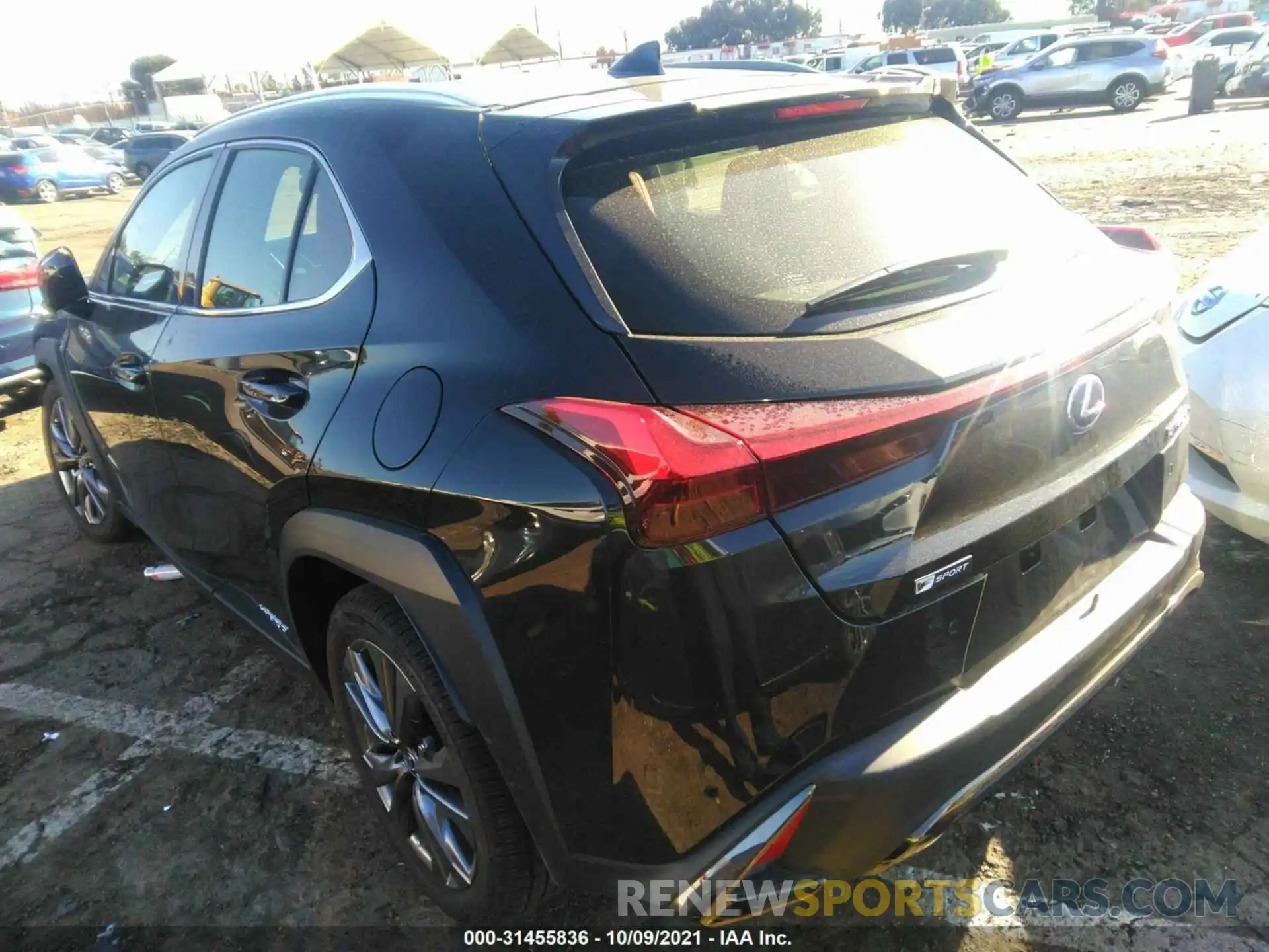 3 Photograph of a damaged car JTHE9JBH5M2047618 LEXUS UX 2021