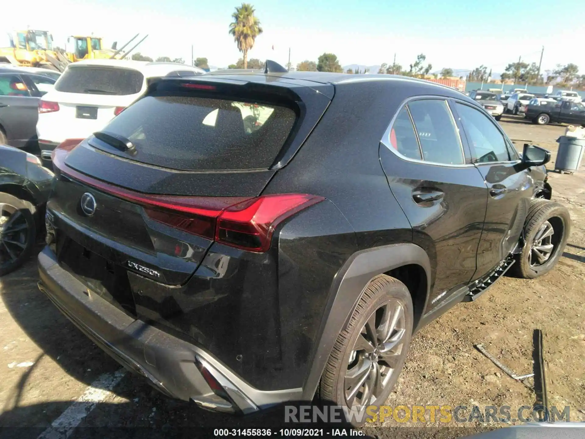 4 Photograph of a damaged car JTHE9JBH5M2047618 LEXUS UX 2021