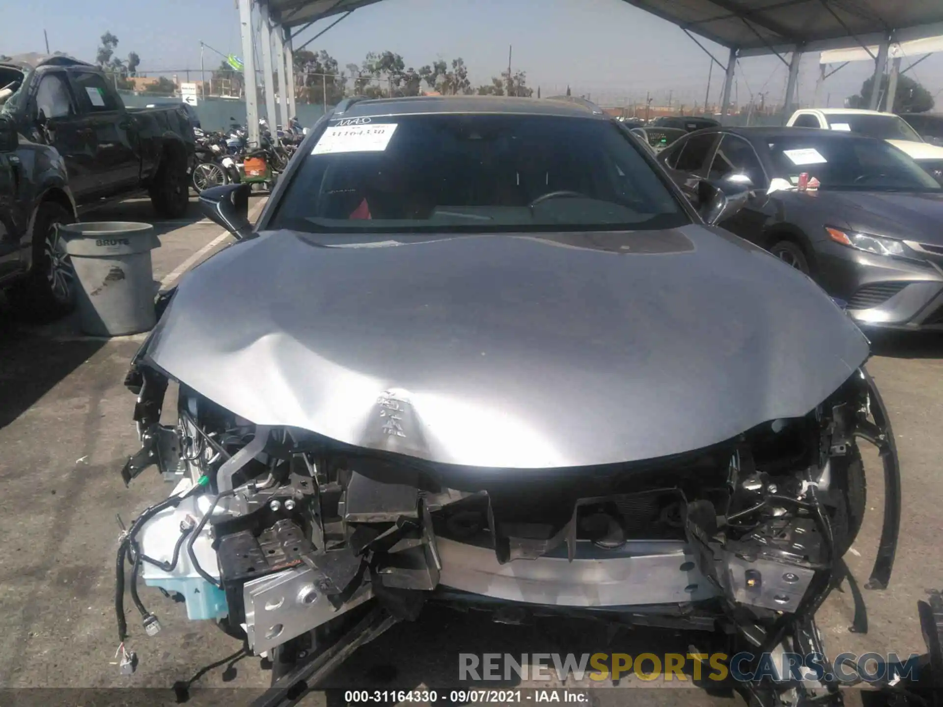 6 Photograph of a damaged car JTHE9JBH6M2043321 LEXUS UX 2021