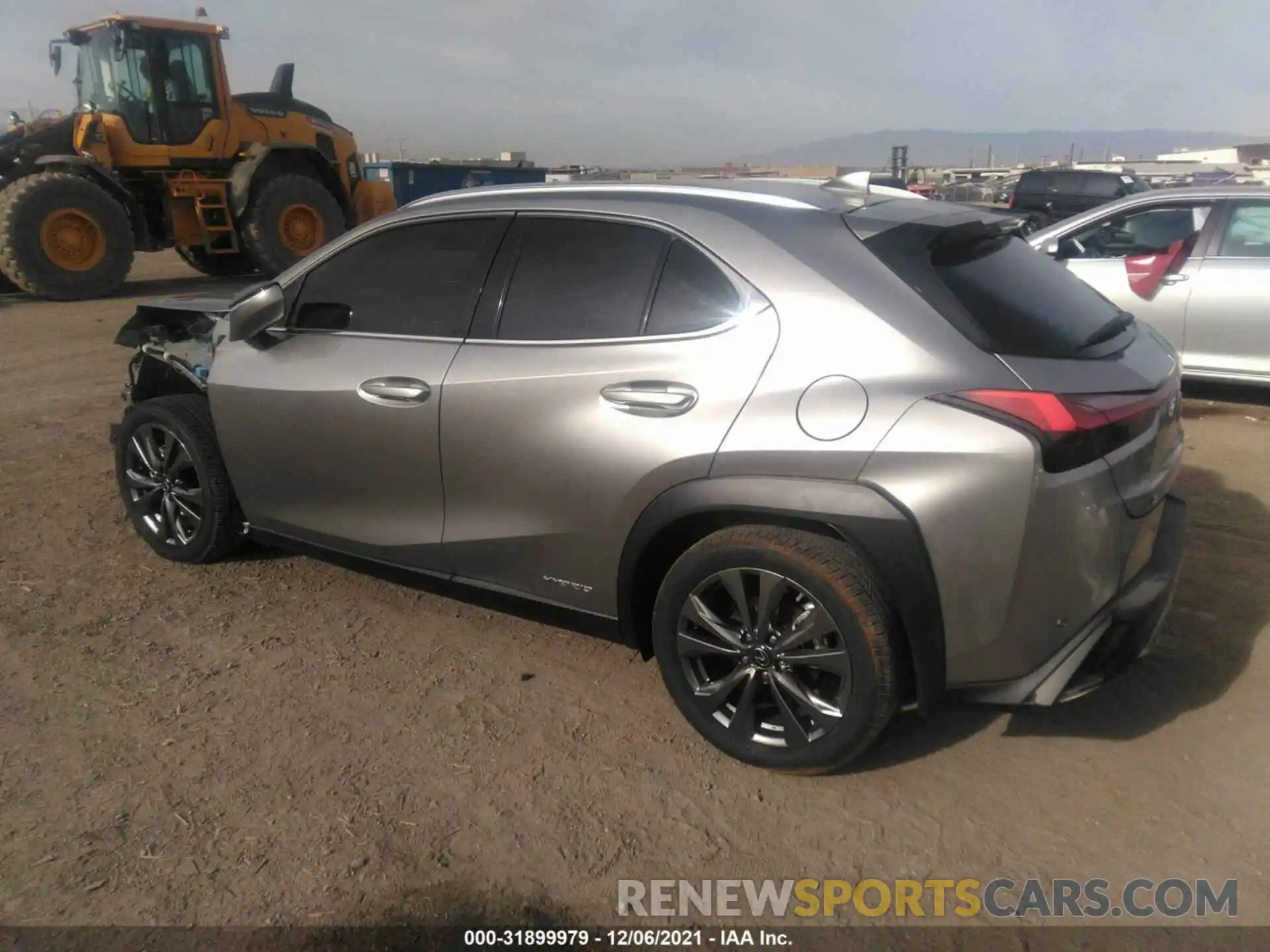 3 Фотография поврежденного автомобиля JTHE9JBH8M2049184 LEXUS UX 2021