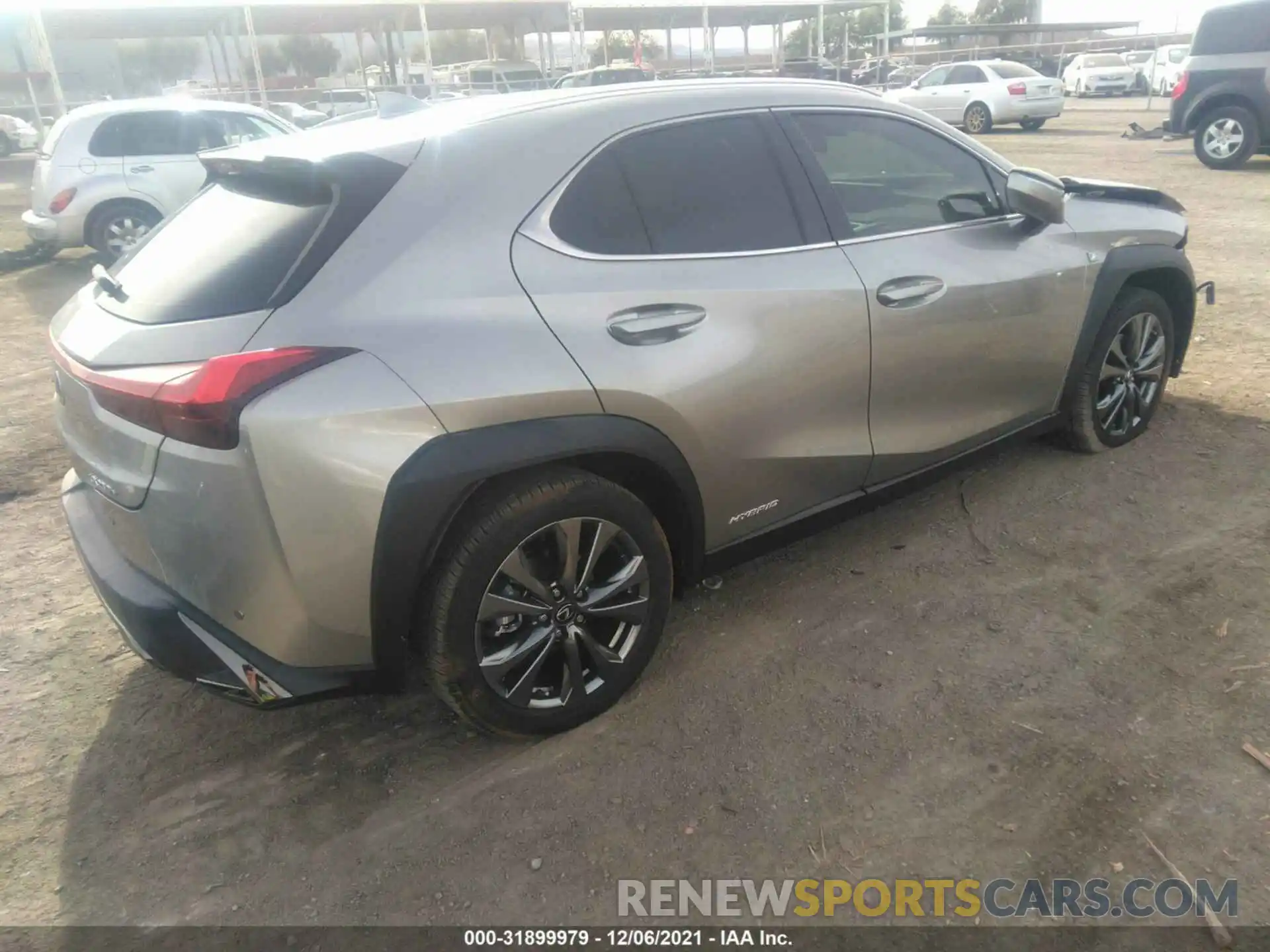 4 Фотография поврежденного автомобиля JTHE9JBH8M2049184 LEXUS UX 2021