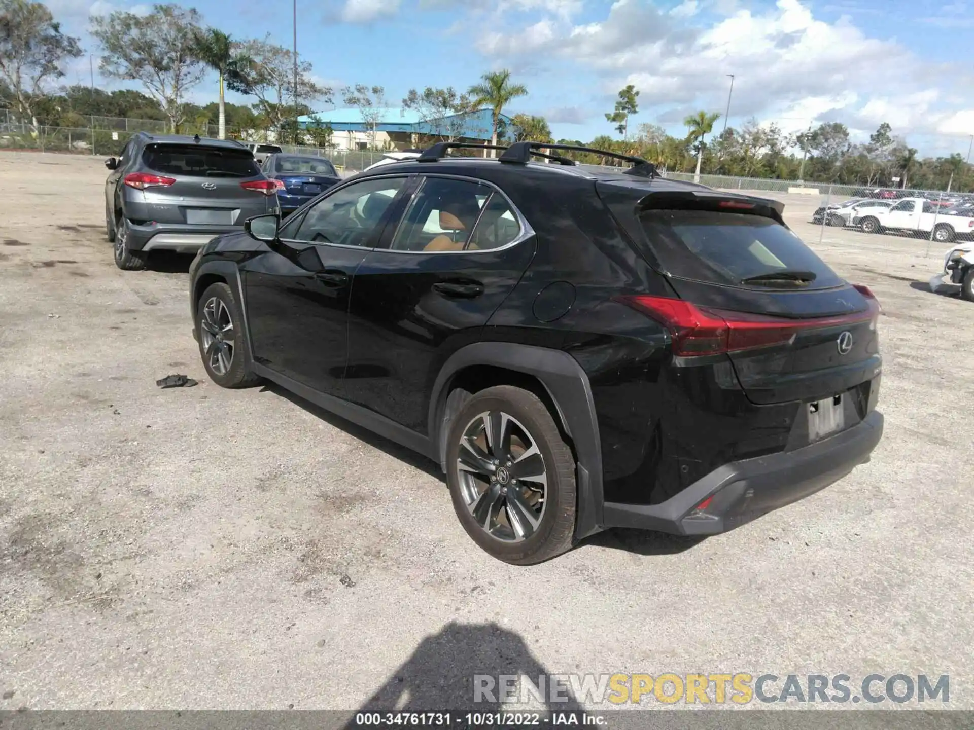 3 Photograph of a damaged car JTHP3JBH2M2035517 LEXUS UX 2021