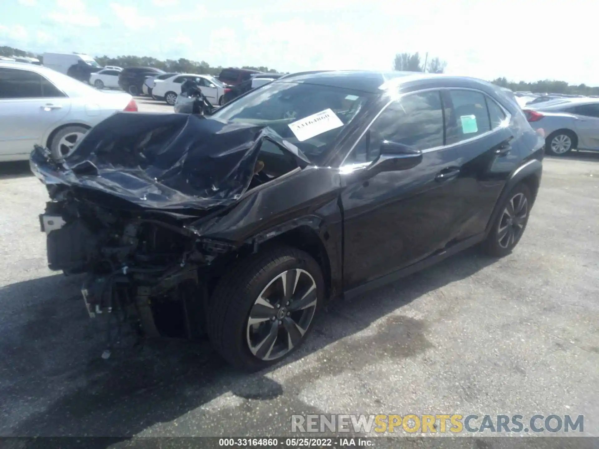 2 Photograph of a damaged car JTHP3JBH5M2043014 LEXUS UX 2021