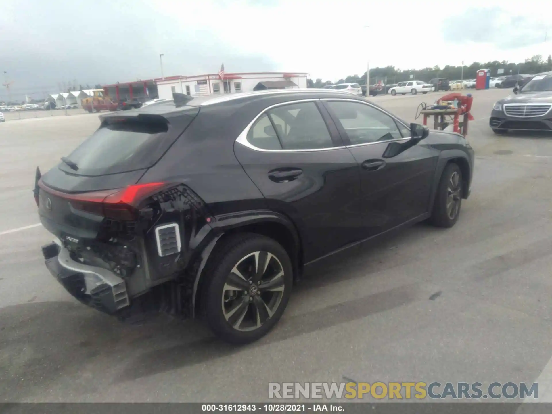 4 Фотография поврежденного автомобиля JTHP3JBH6M2036931 LEXUS UX 2021