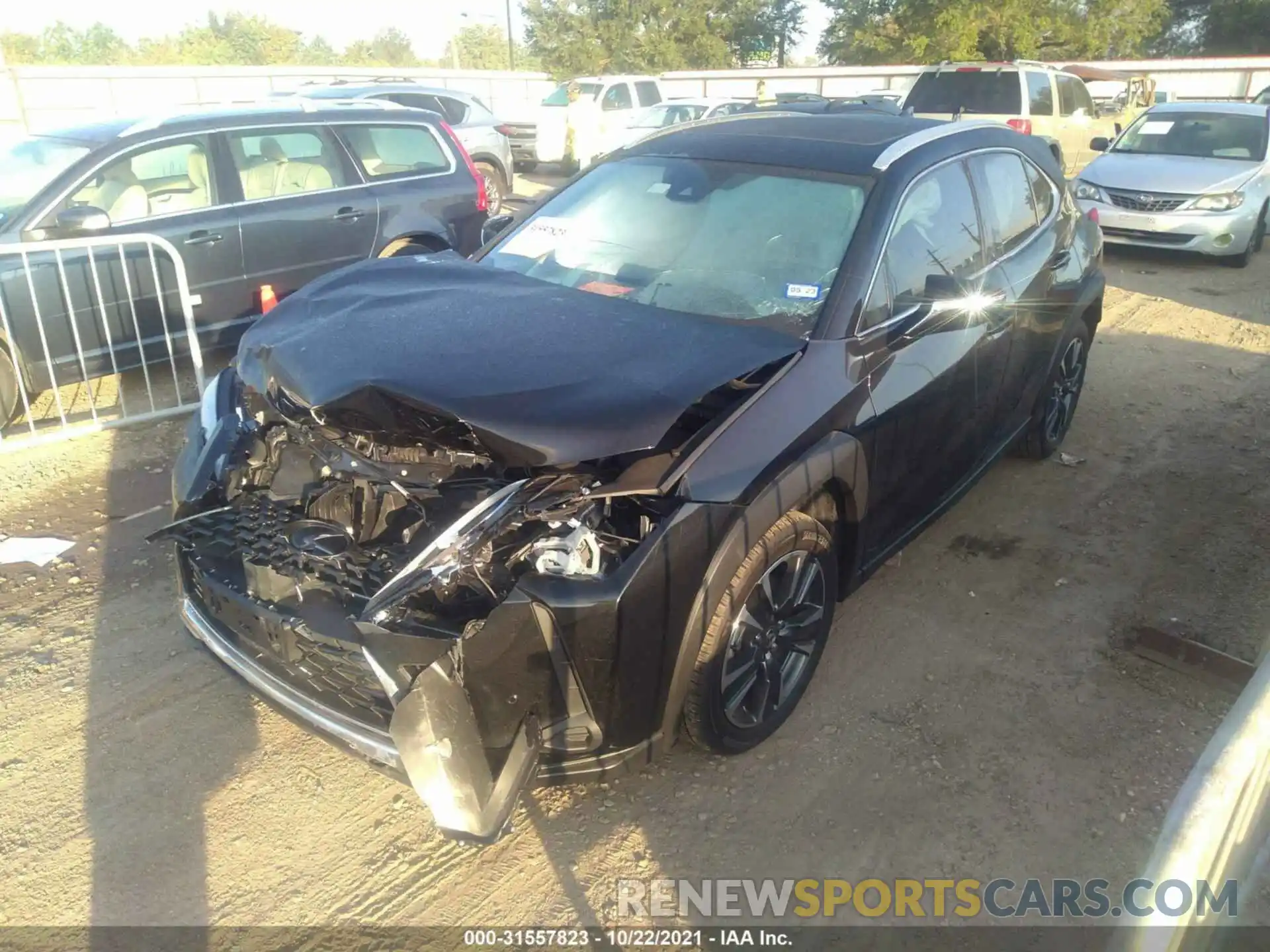 2 Photograph of a damaged car JTHP3JBH7M2038753 LEXUS UX 2021