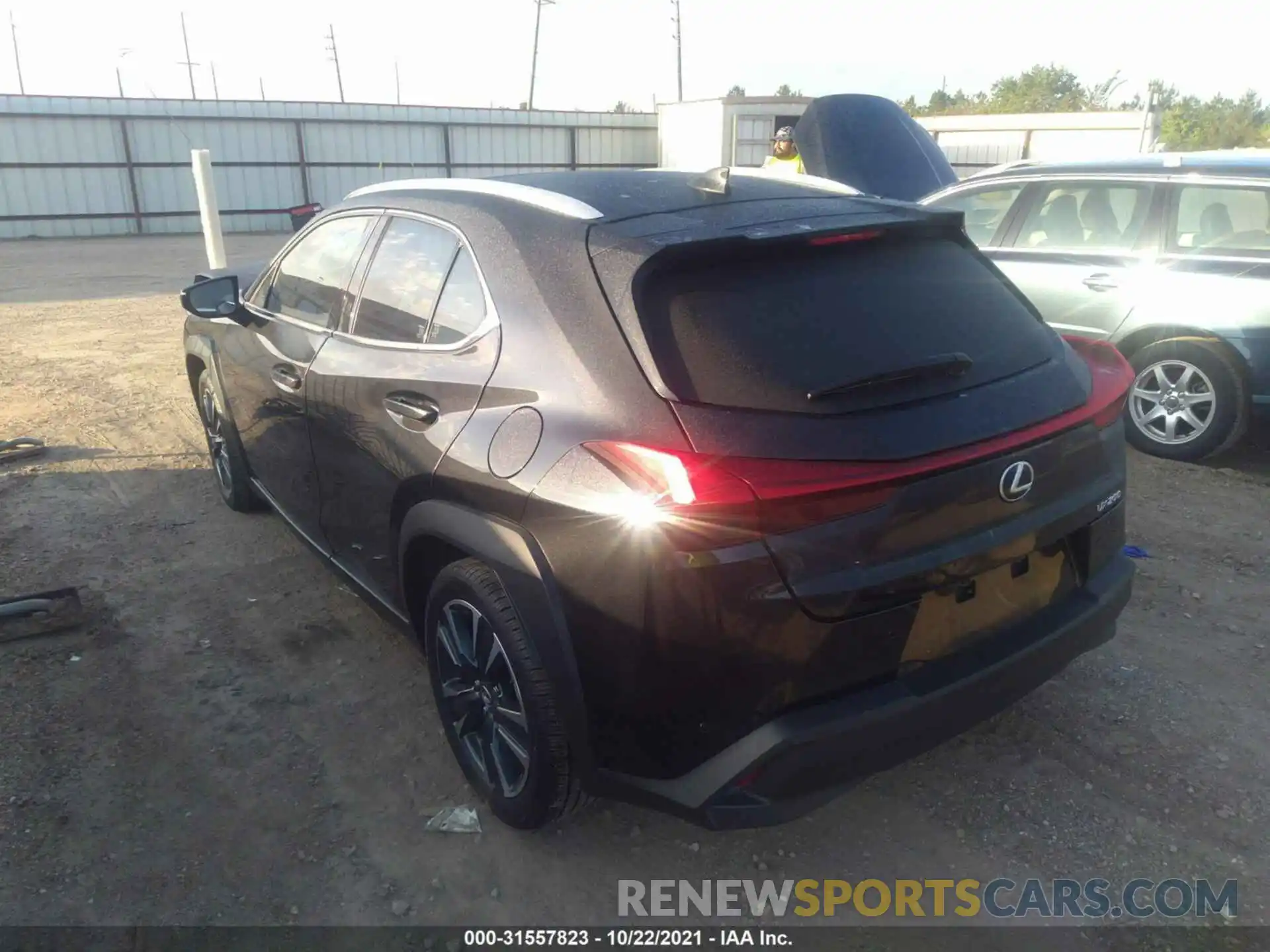 3 Фотография поврежденного автомобиля JTHP3JBH7M2038753 LEXUS UX 2021