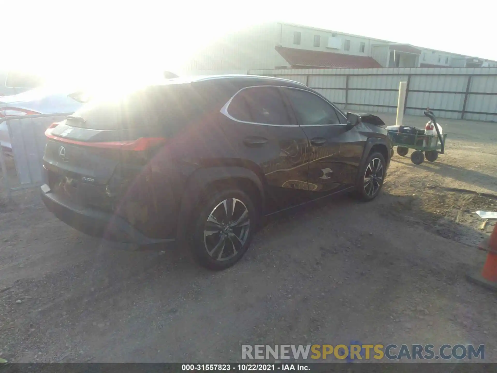 4 Фотография поврежденного автомобиля JTHP3JBH7M2038753 LEXUS UX 2021