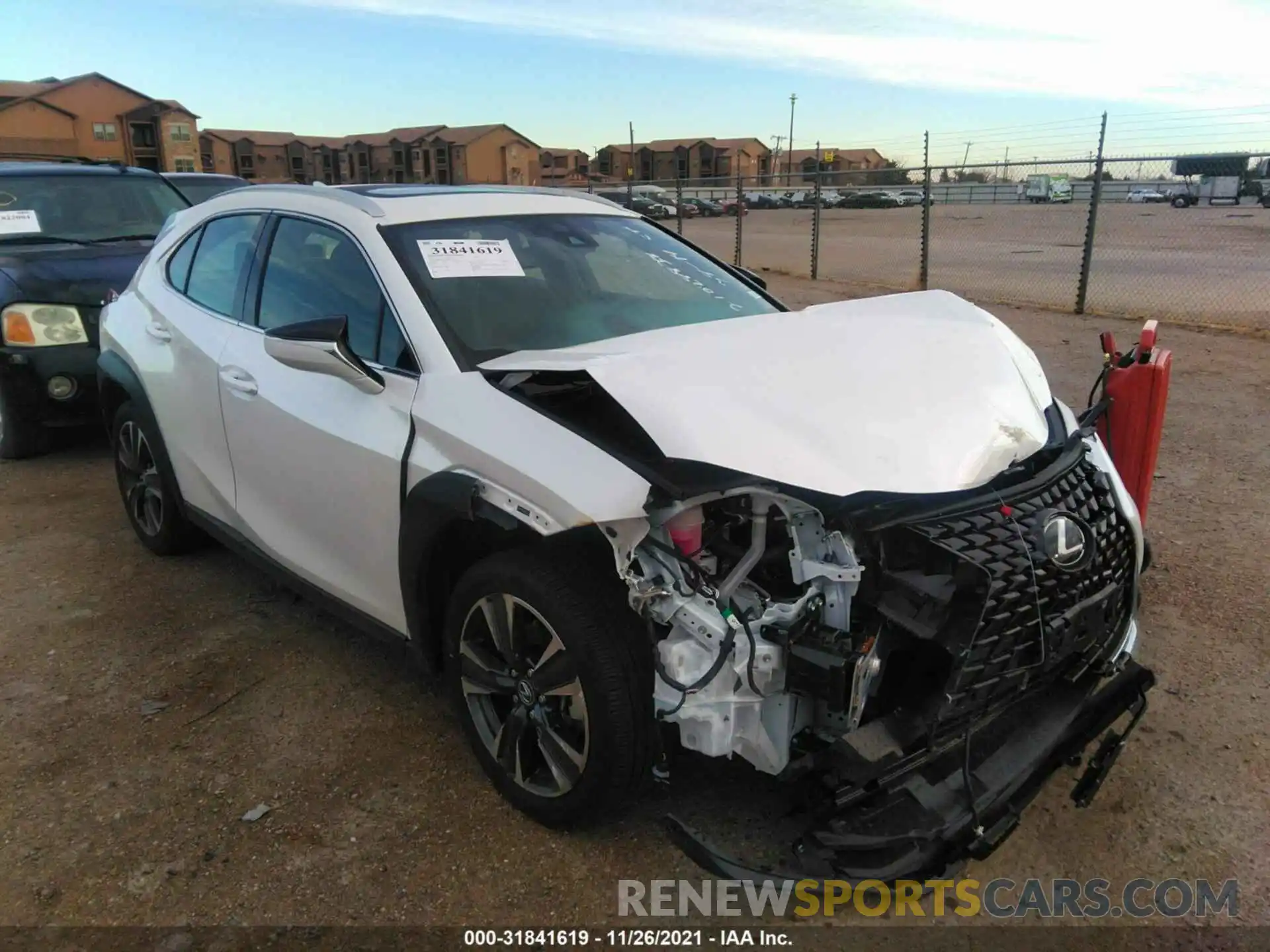 1 Photograph of a damaged car JTHP3JBH8M2035537 LEXUS UX 2021