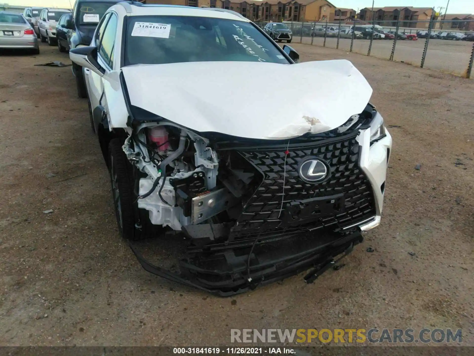 6 Фотография поврежденного автомобиля JTHP3JBH8M2035537 LEXUS UX 2021