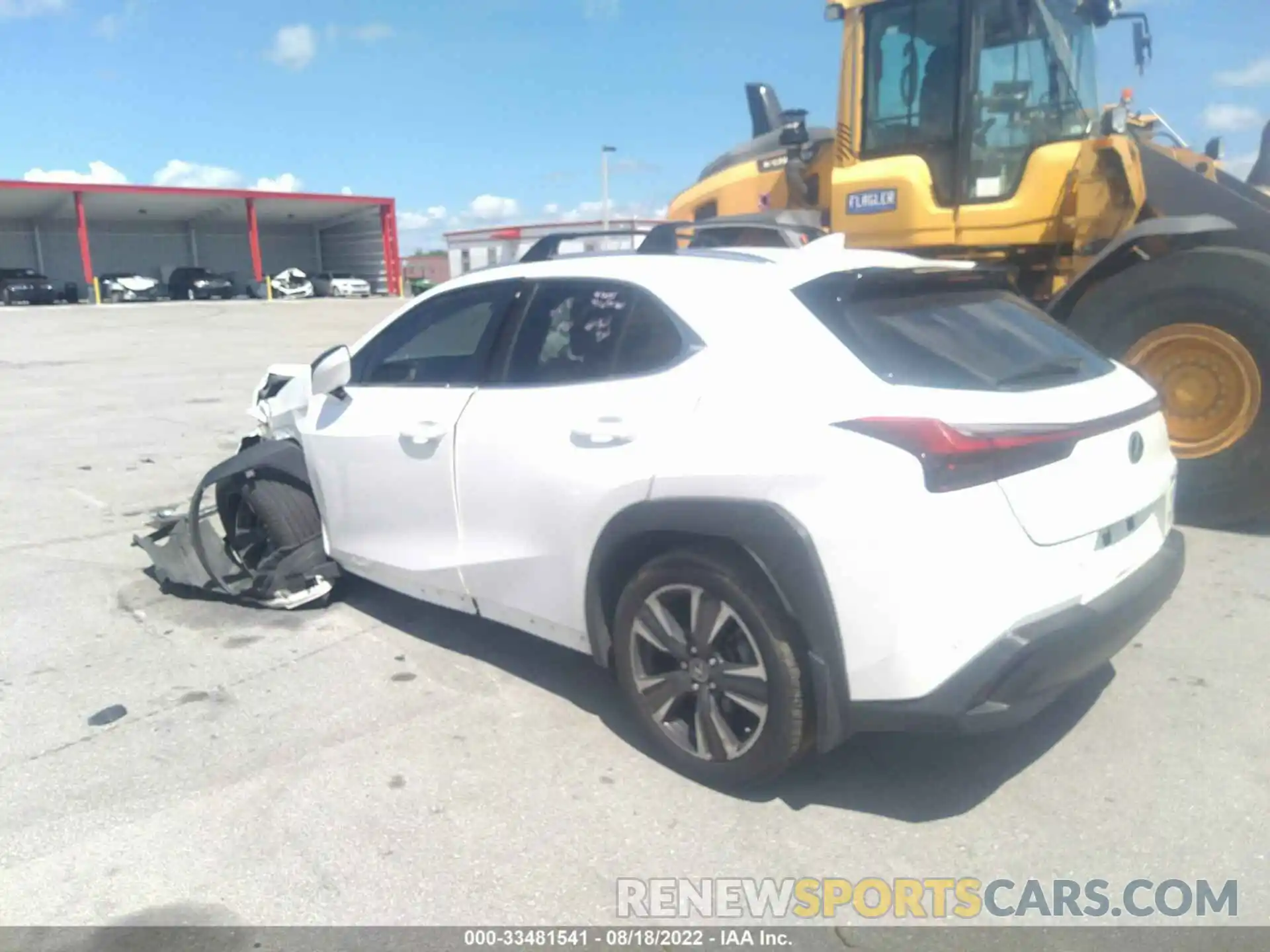 3 Фотография поврежденного автомобиля JTHP3JBH9M2037636 LEXUS UX 2021