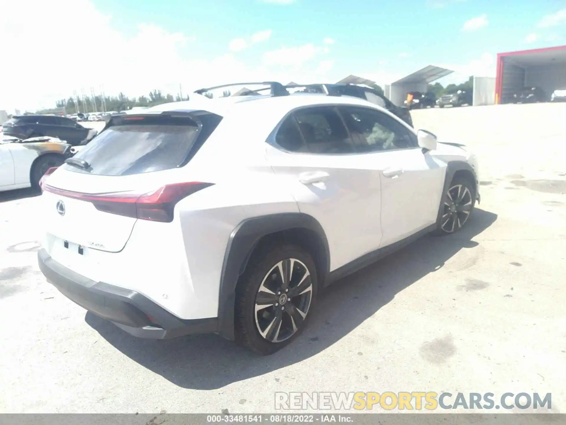 4 Фотография поврежденного автомобиля JTHP3JBH9M2037636 LEXUS UX 2021