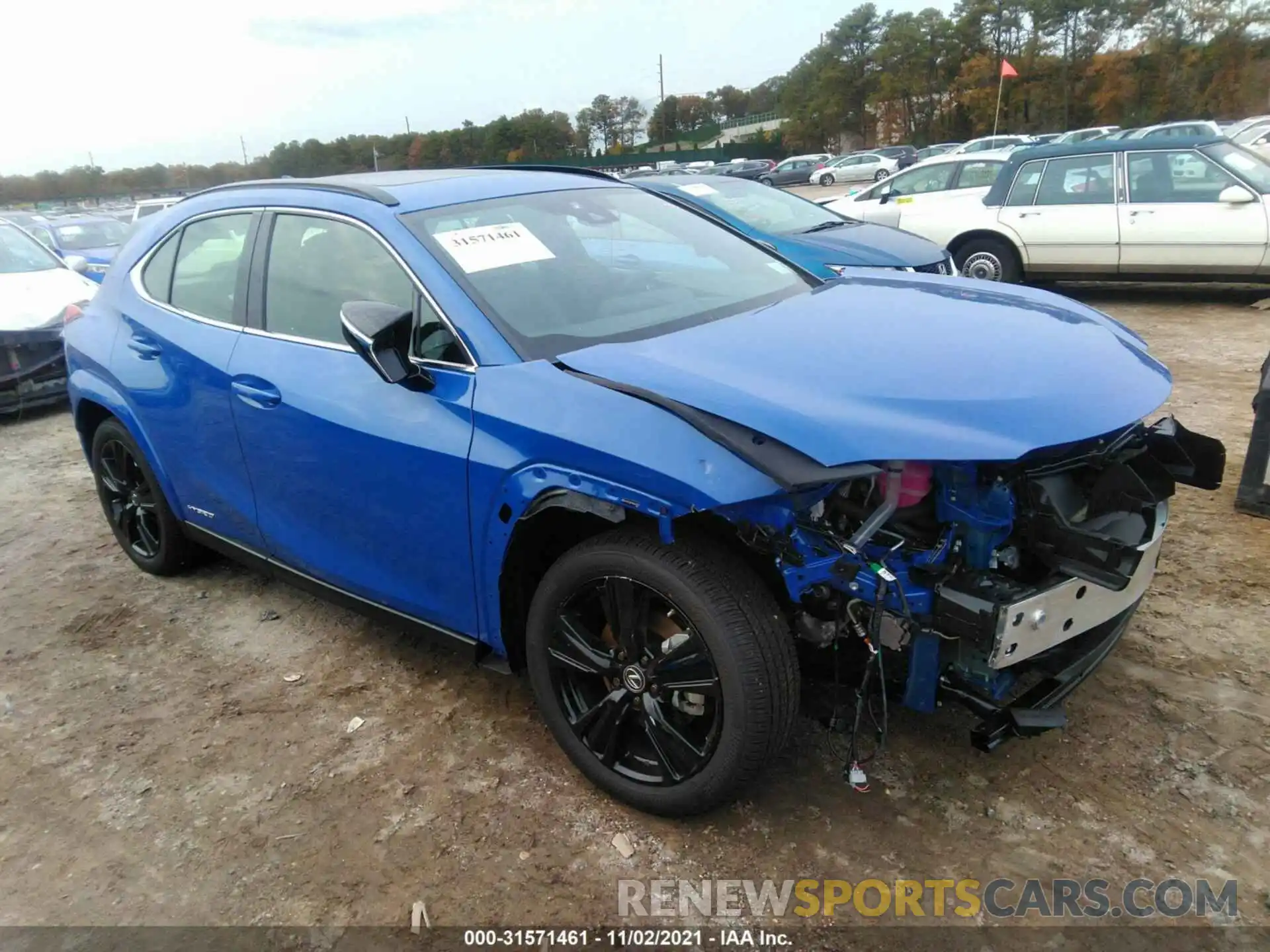 1 Photograph of a damaged car JTHP9JBH1M2047835 LEXUS UX 2021