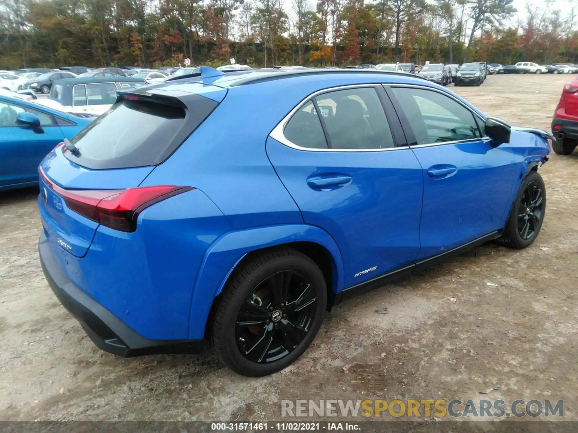 4 Фотография поврежденного автомобиля JTHP9JBH1M2047835 LEXUS UX 2021