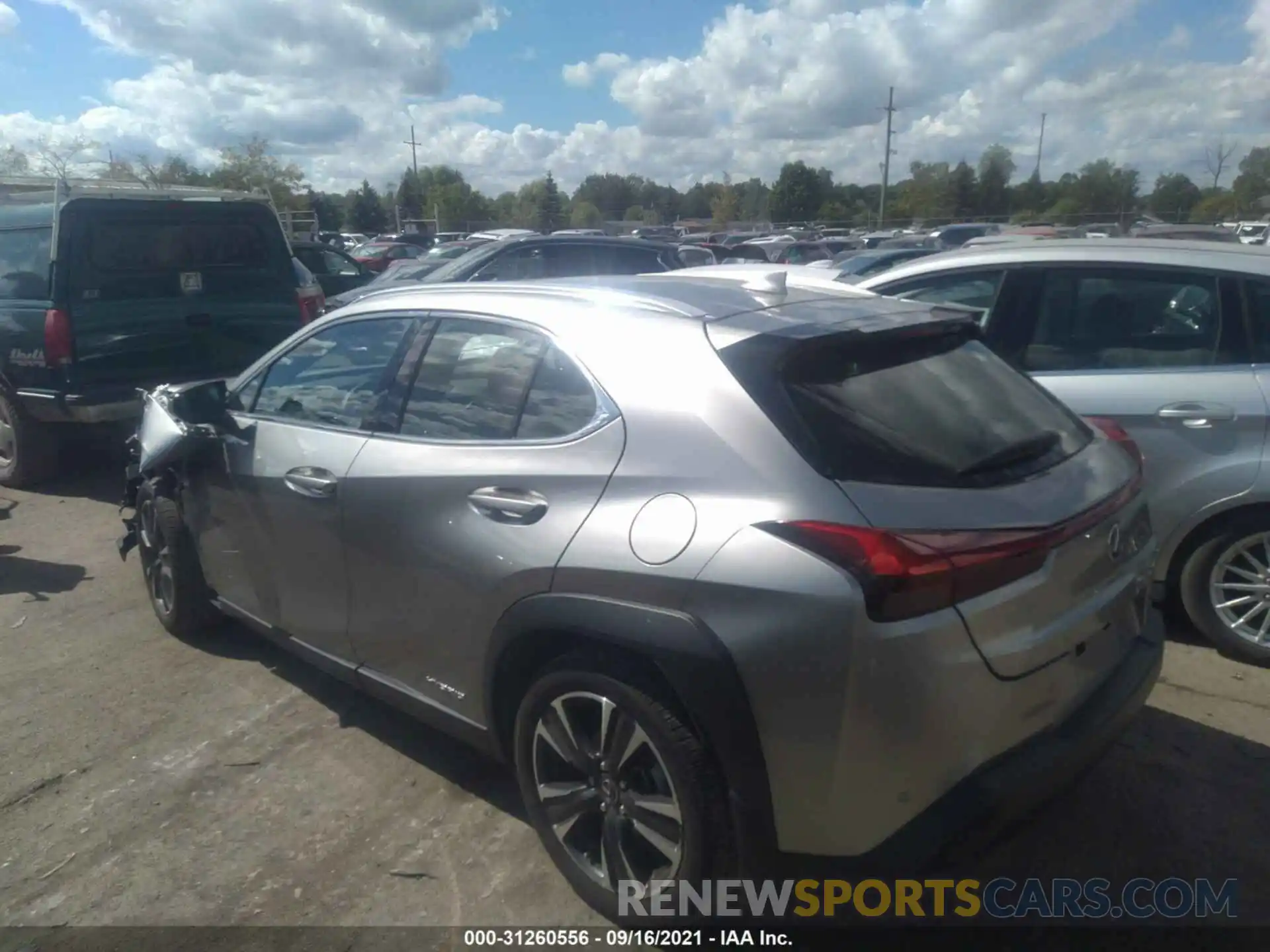 3 Photograph of a damaged car JTHP9JBH3M2039946 LEXUS UX 2021