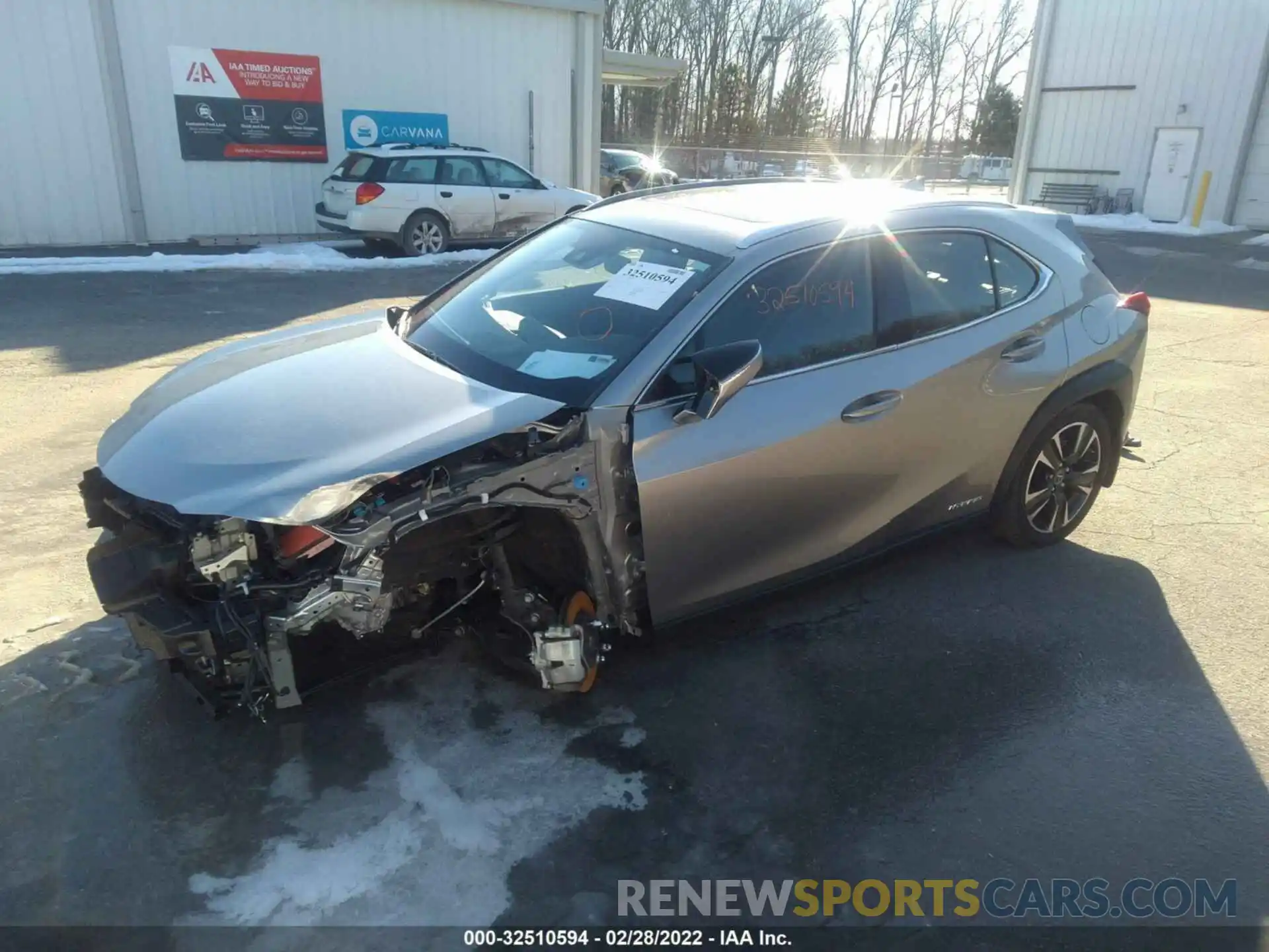 2 Photograph of a damaged car JTHP9JBH3M2040370 LEXUS UX 2021