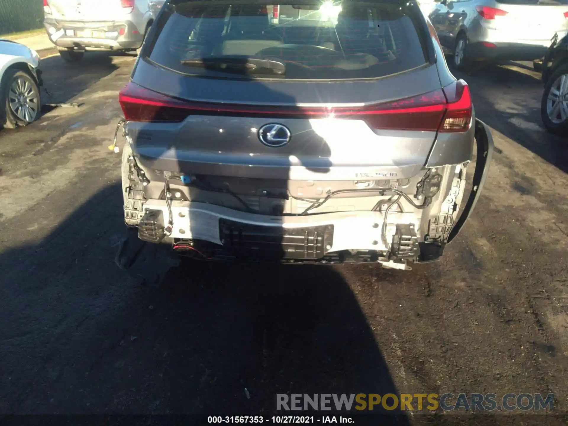 6 Photograph of a damaged car JTHP9JBH3M2041518 LEXUS UX 2021