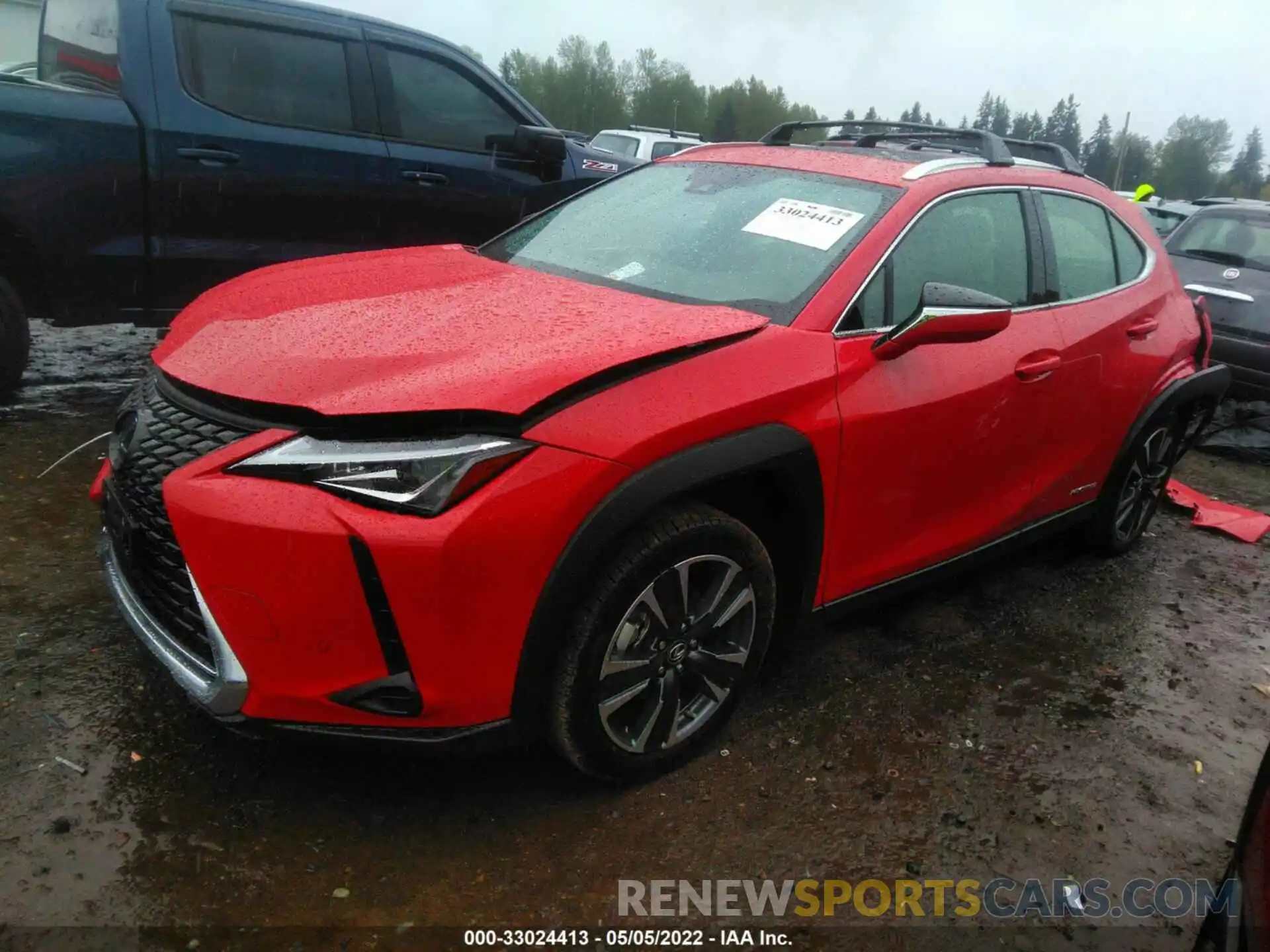 2 Фотография поврежденного автомобиля JTHP9JBH3M2053393 LEXUS UX 2021