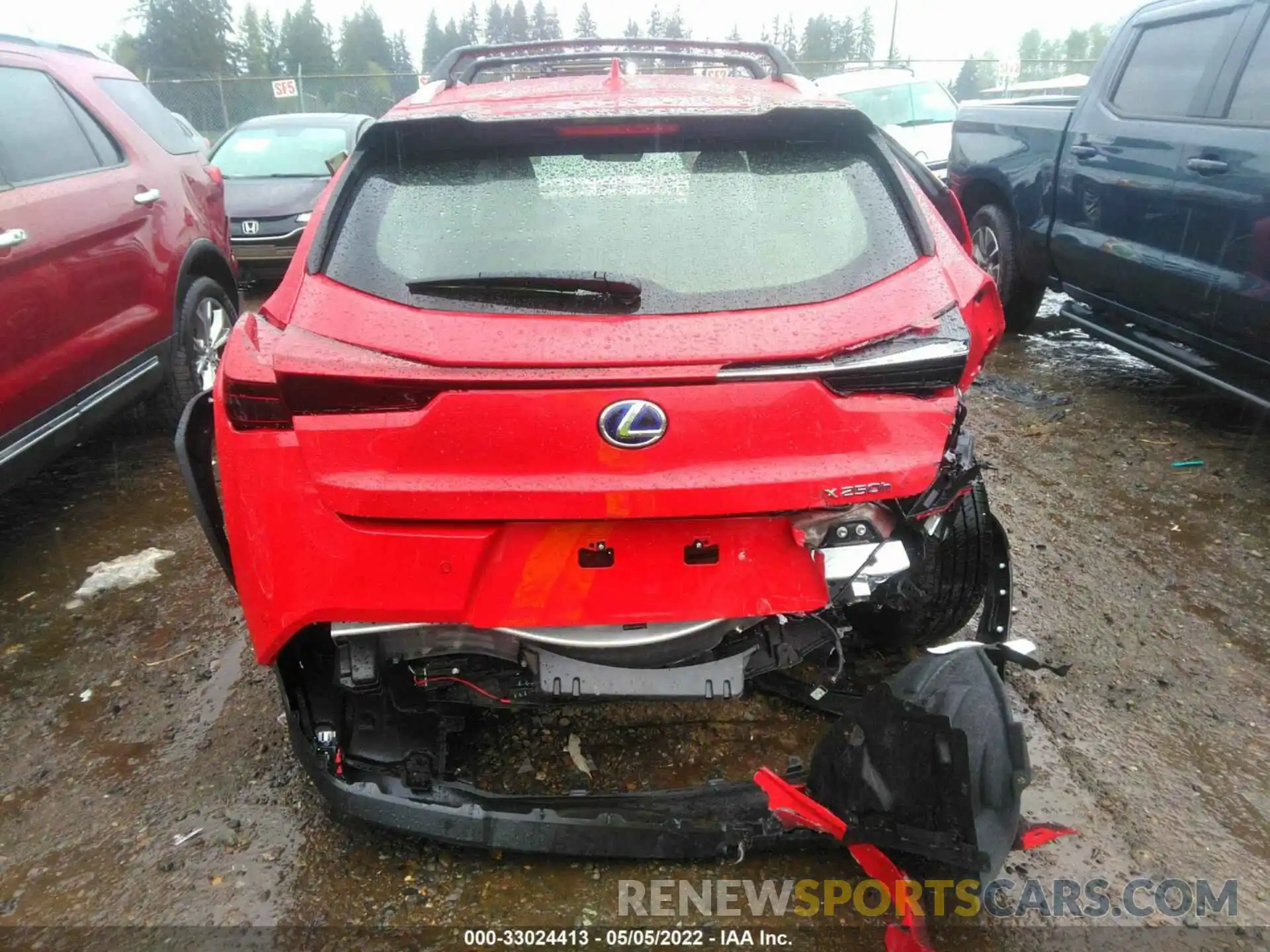 6 Photograph of a damaged car JTHP9JBH3M2053393 LEXUS UX 2021