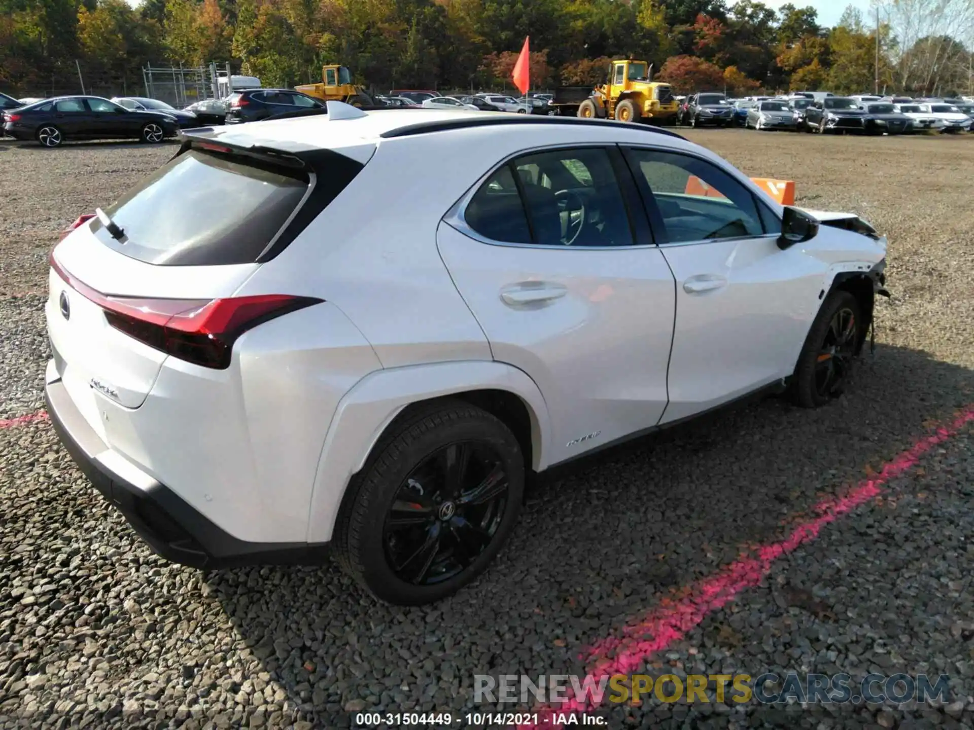 4 Фотография поврежденного автомобиля JTHP9JBH4M2048381 LEXUS UX 2021