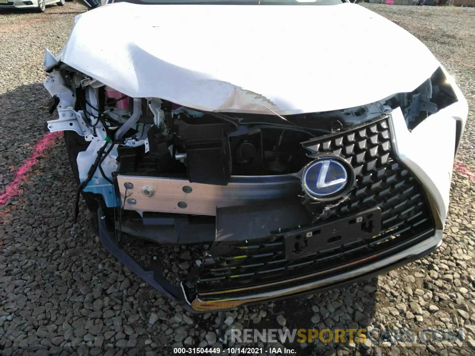 6 Фотография поврежденного автомобиля JTHP9JBH4M2048381 LEXUS UX 2021