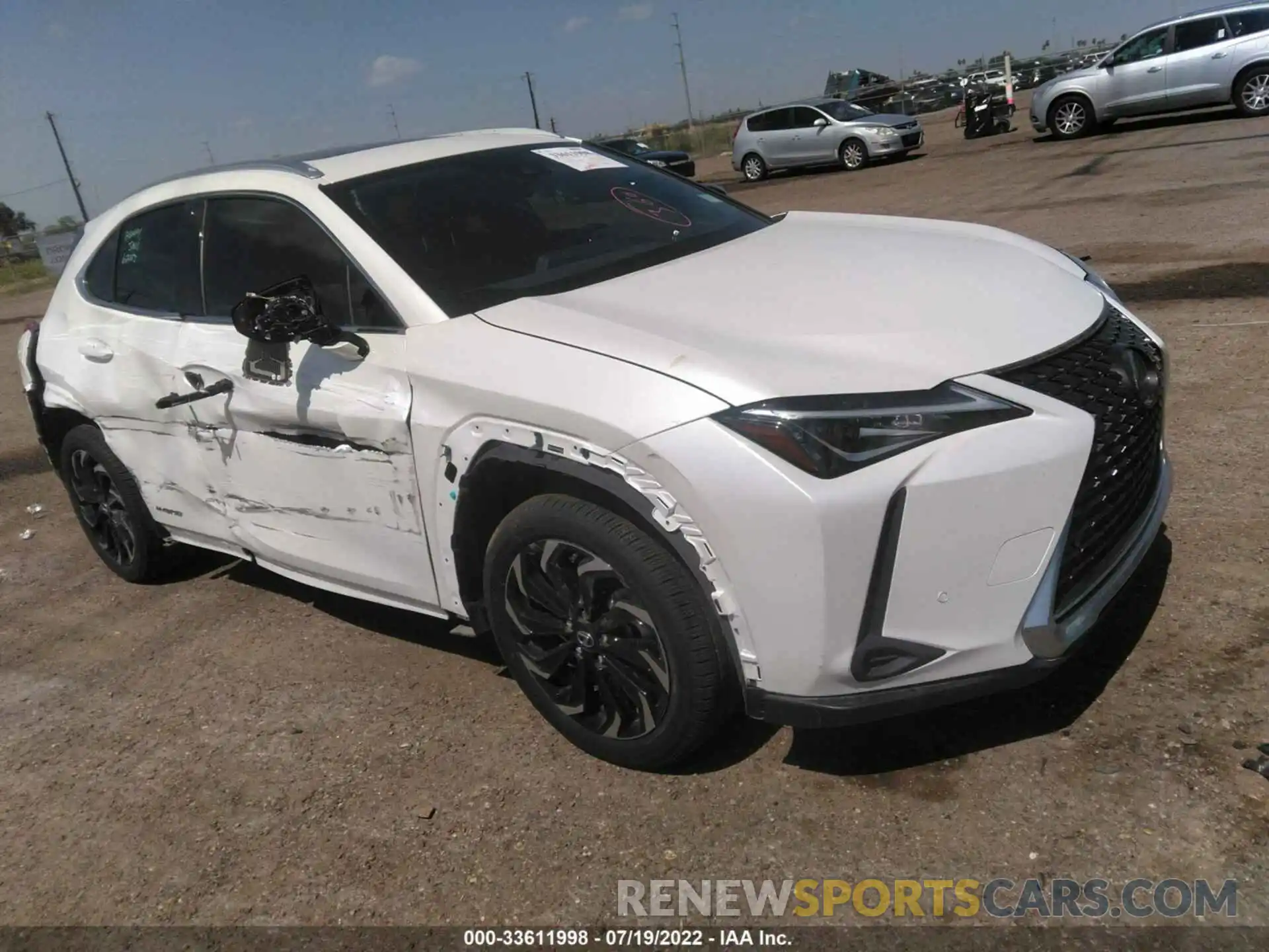 1 Photograph of a damaged car JTHP9JBH4M2053354 LEXUS UX 2021